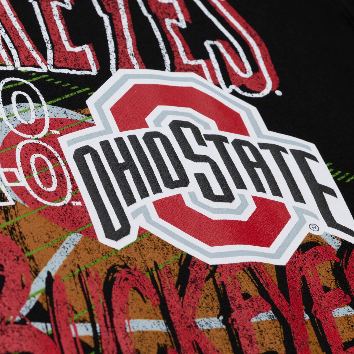 Mitchell  Ness Ohio State Buckeyes Half Time Fleece Crewneck Sweatshirt - view number 3