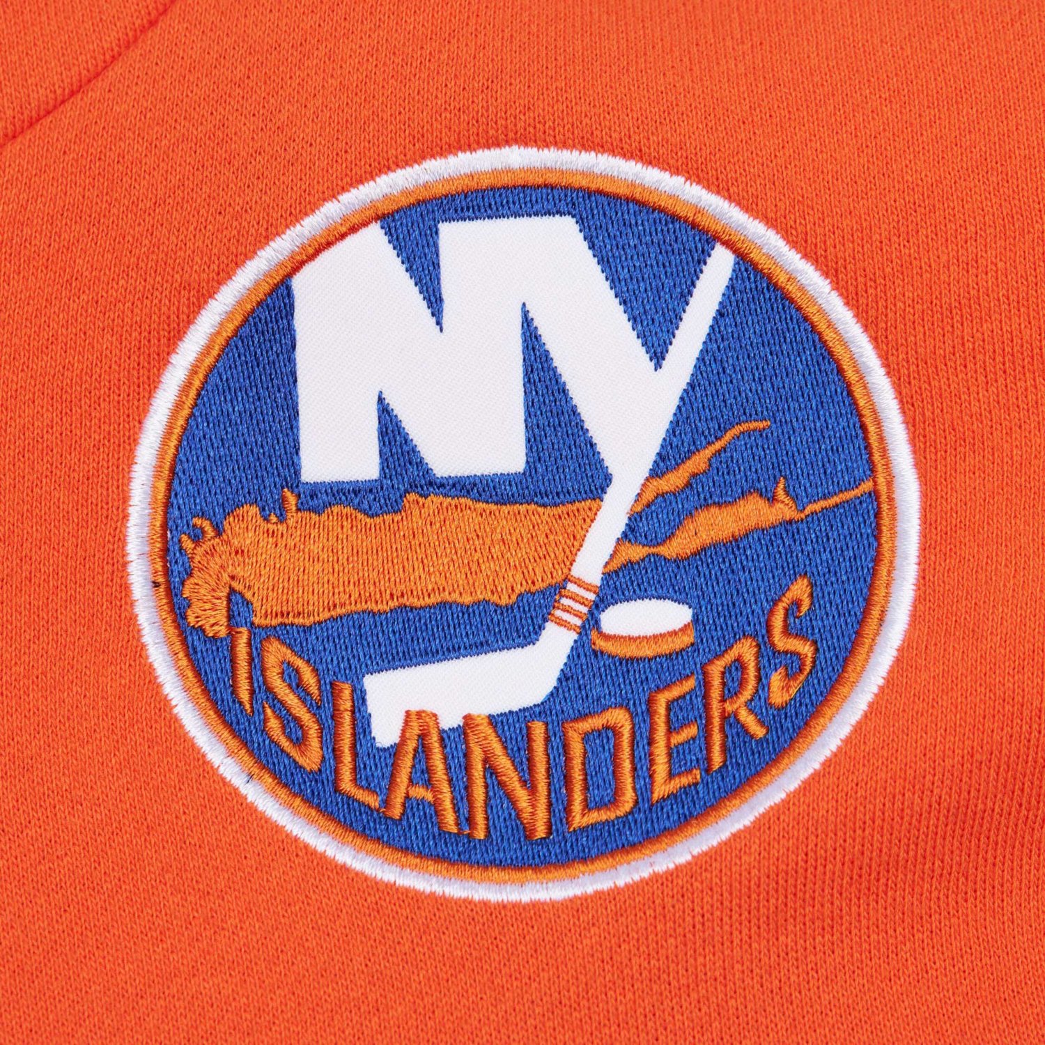 Mitchell  Ness Orange New York Islanders Head Coach Pullover Hoodie - view number 4