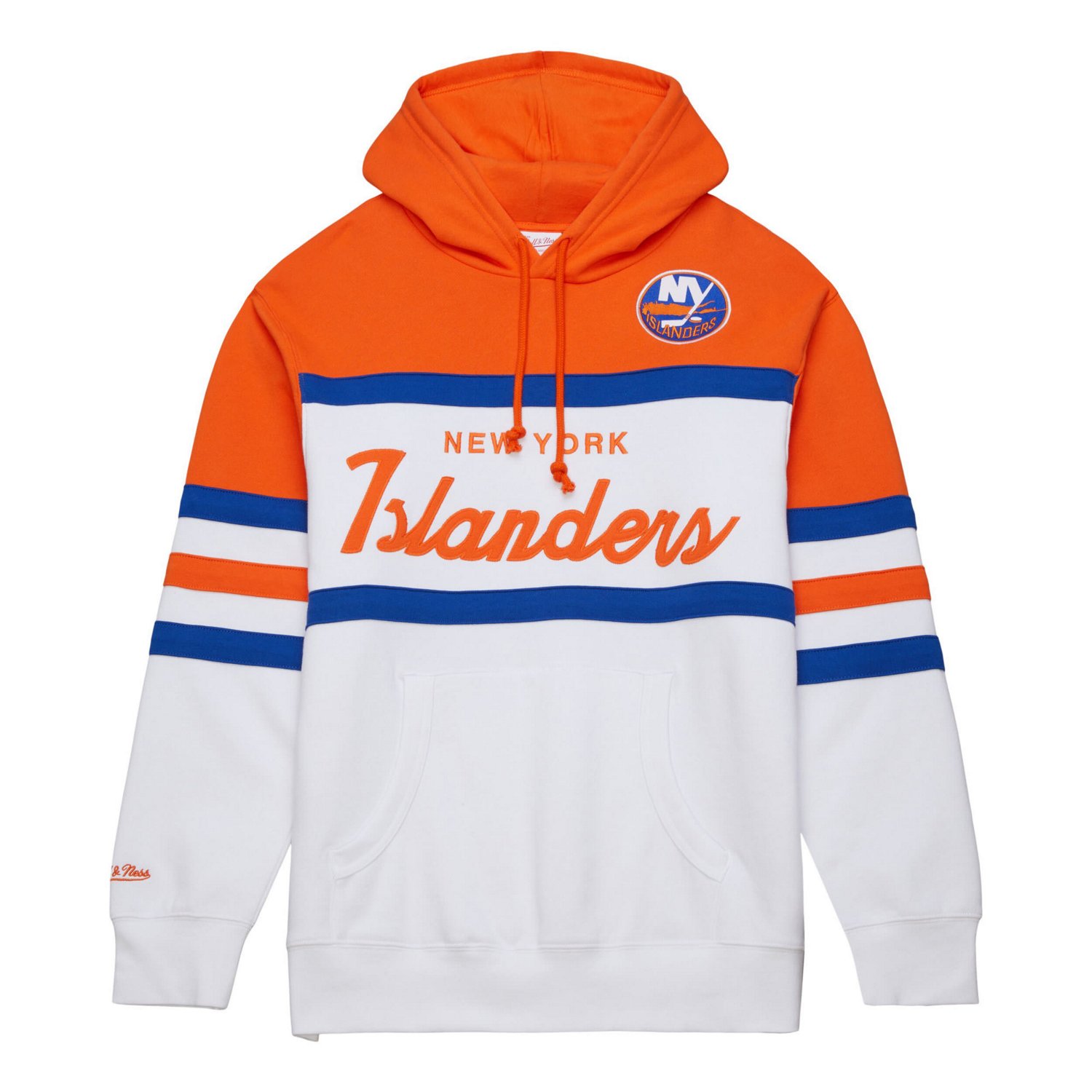 Mitchell  Ness Orange New York Islanders Head Coach Pullover Hoodie - view number 2