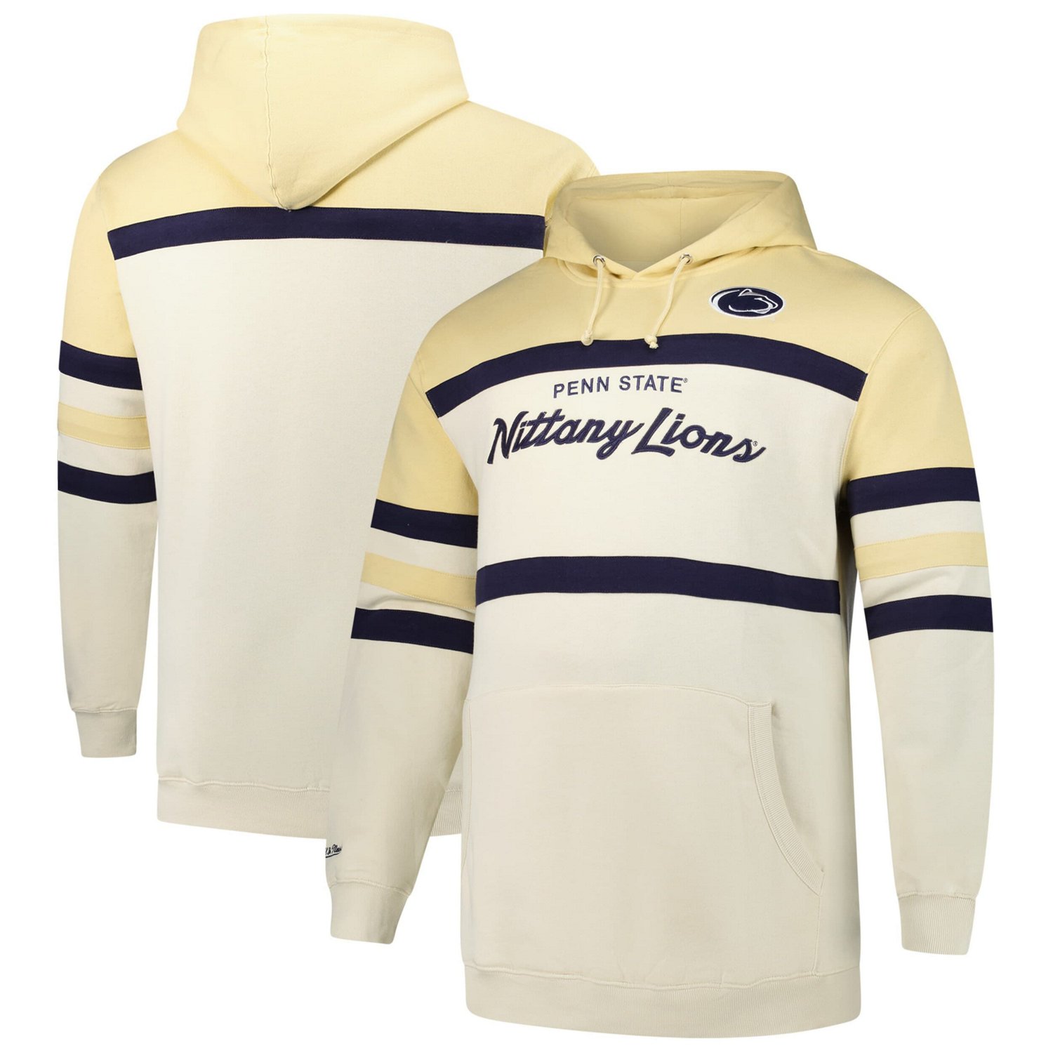 Mitchell  Ness Penn State Nittany Lions Big Tall Head Coach Pullover Hoodie