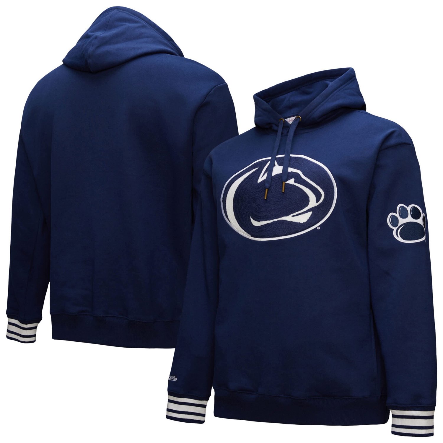 Mitchell  Ness Penn State Nittany Lions Chainstich Fleece Pullover Hoodie                                                        - view number 1