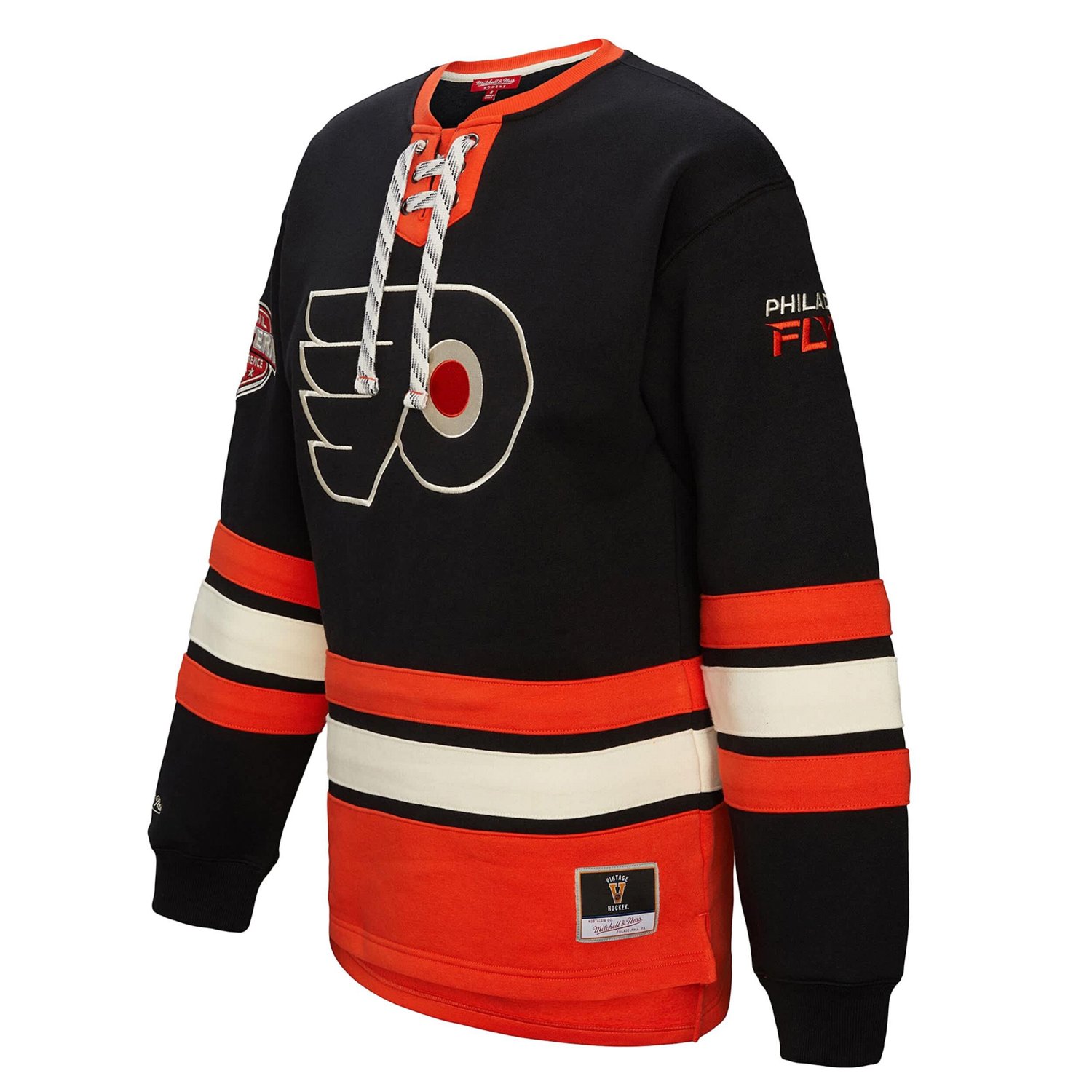 Mitchell  Ness Philadelphia Flyers Heritage Lace-Up Pullover Sweatshirt - view number 2