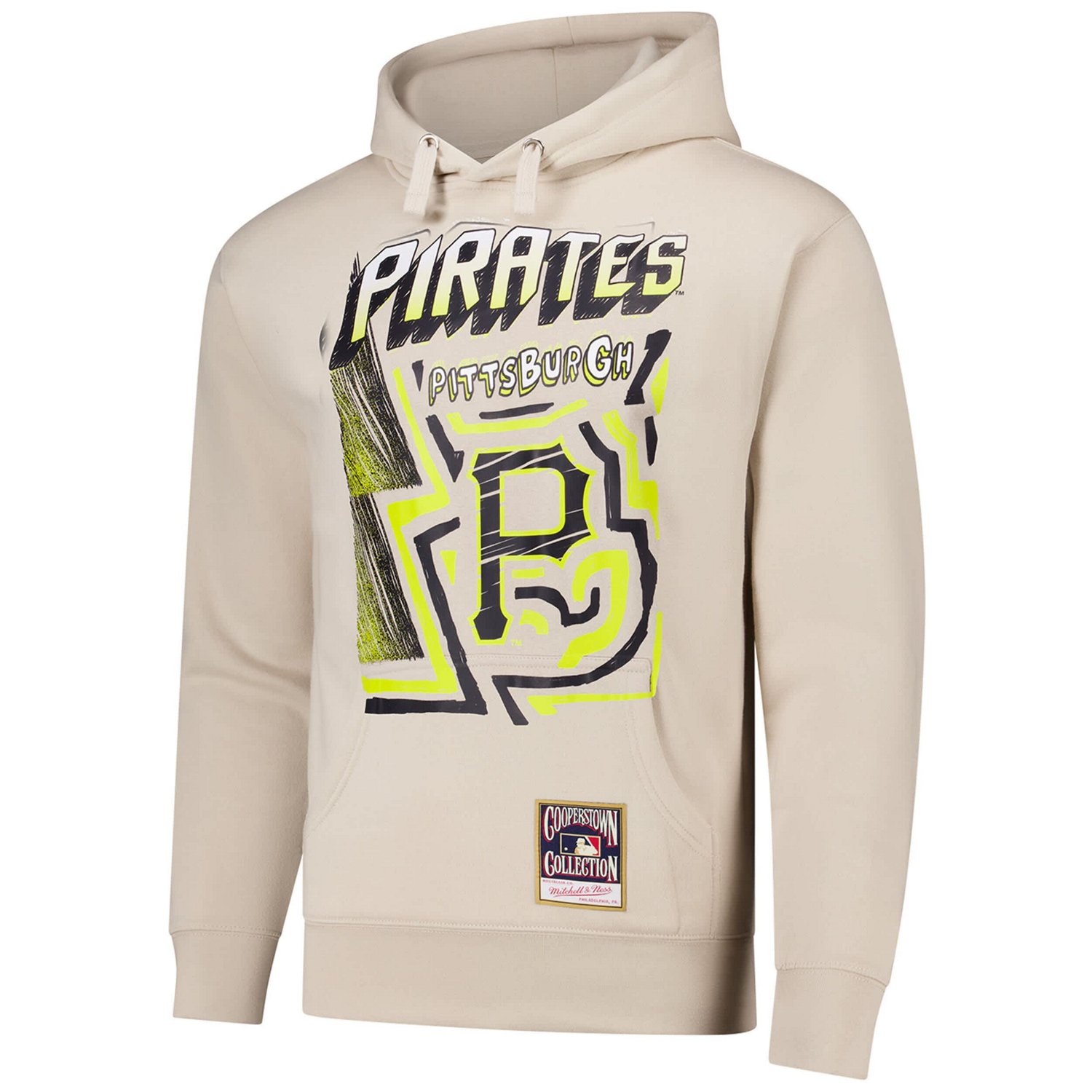 Mitchell  Ness Pittsburgh Pirates Sidewalk Sketch Pullover Hoodie - view number 2