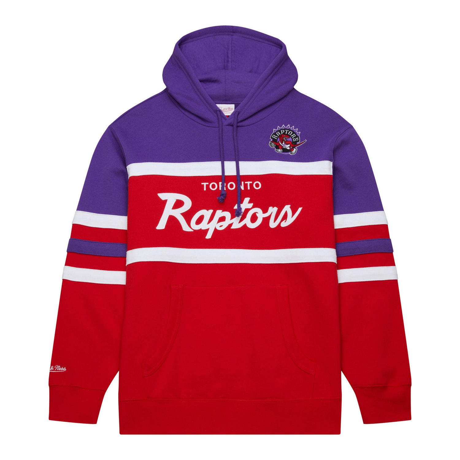 Mitchell  Ness Purple Toronto Raptors Head Coach Pullover Hoodie                                                                 - view number 2