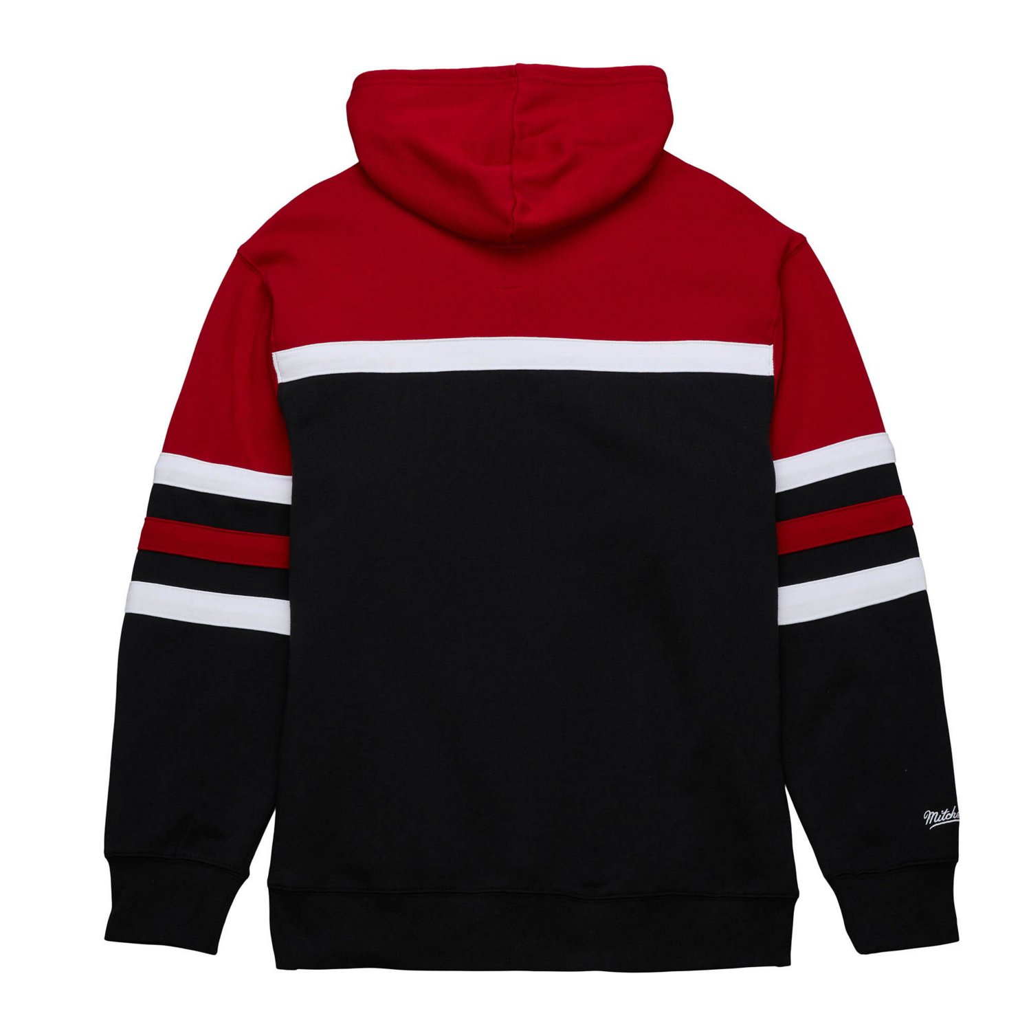 Mitchell  Ness Red Chicago hawks Head Coach Pullover Hoodie