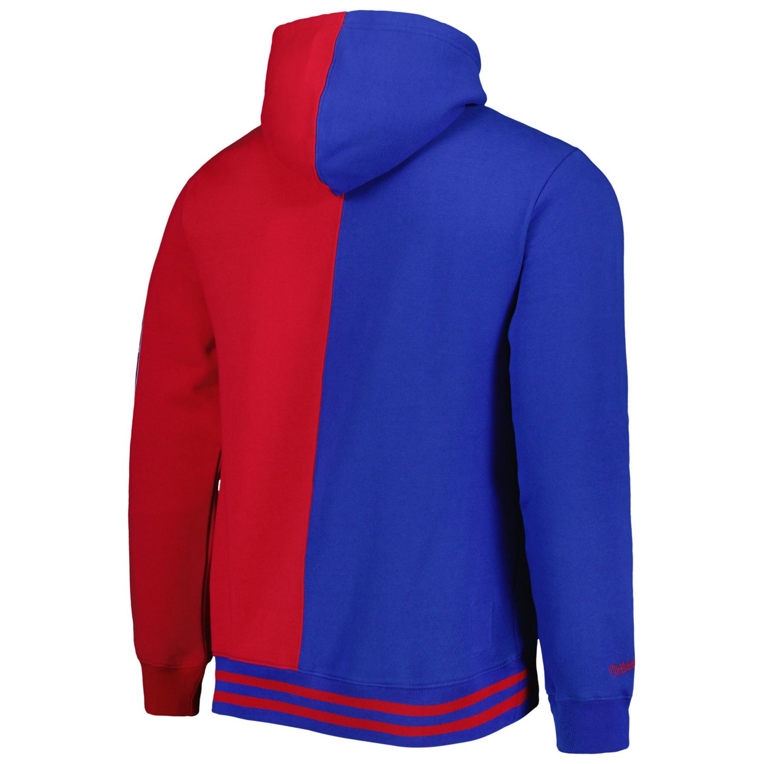 Mitchell  Ness Red Philadelphia 76ers Hardwood Classics Split Pullover Hoodie - view number 3