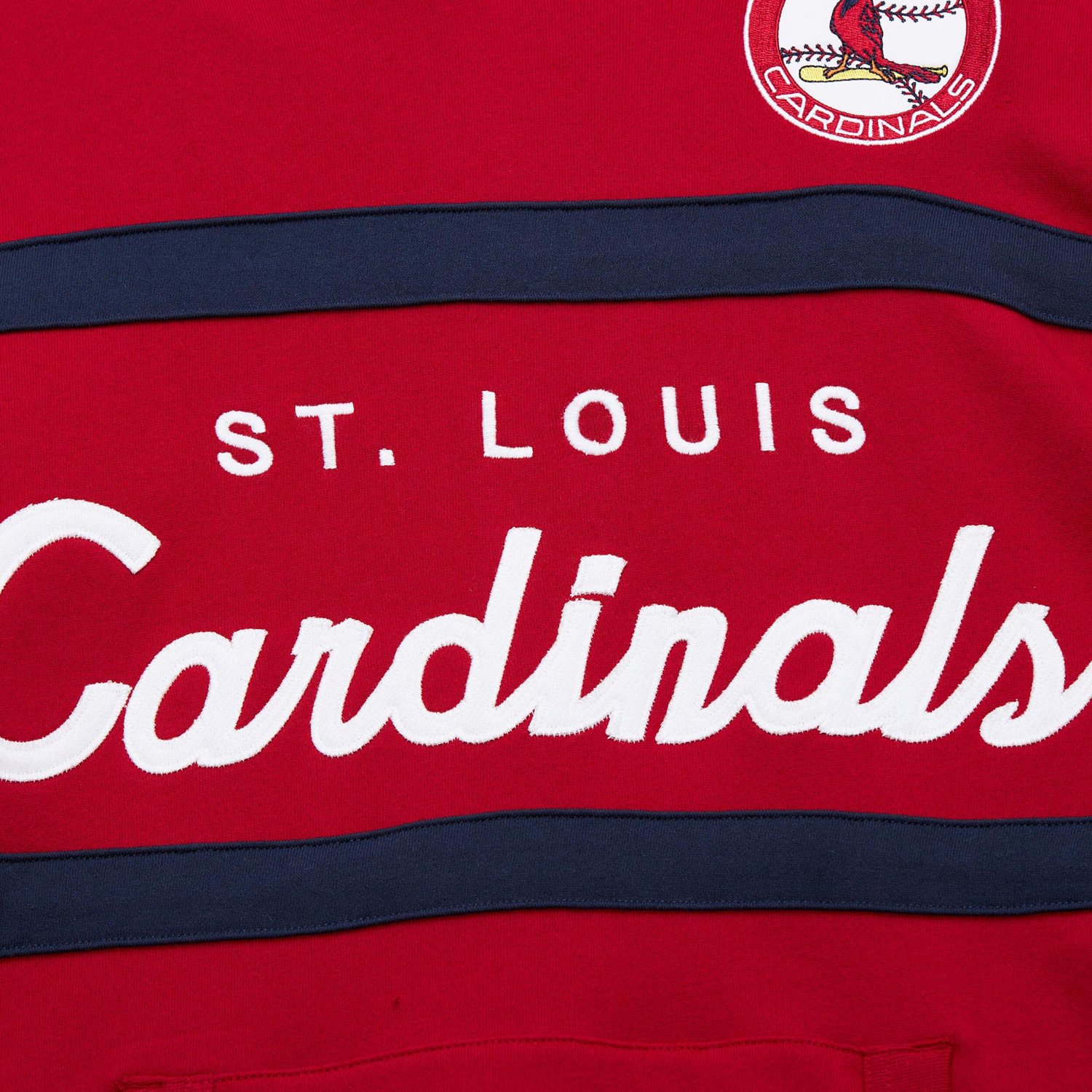 Mitchell  Ness St Louis Cardinals Head Coach Pullover Hoodie