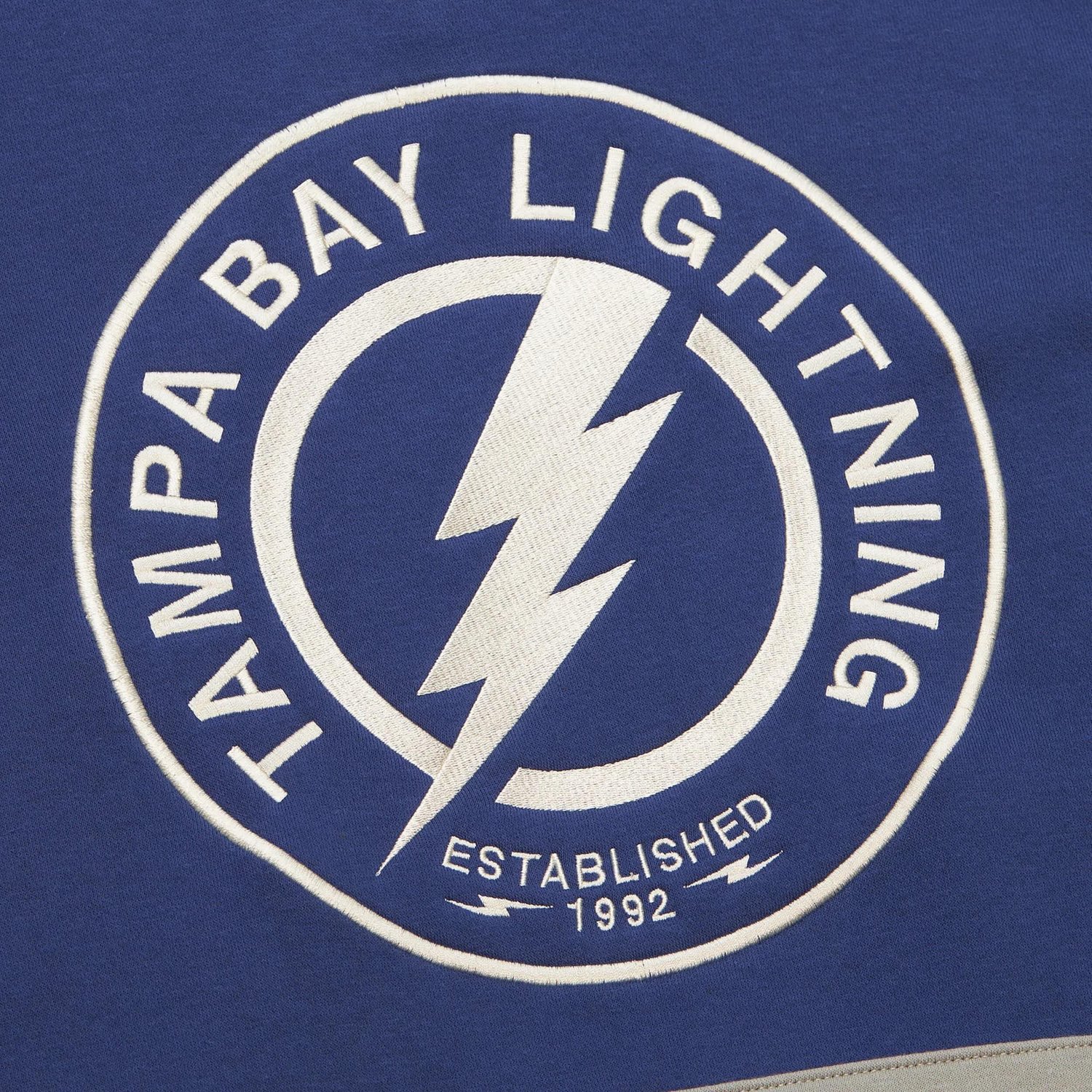 Mitchell  Ness Tampa Bay Lightning Heritage Lace-Up Pullover Sweatshirt - view number 4