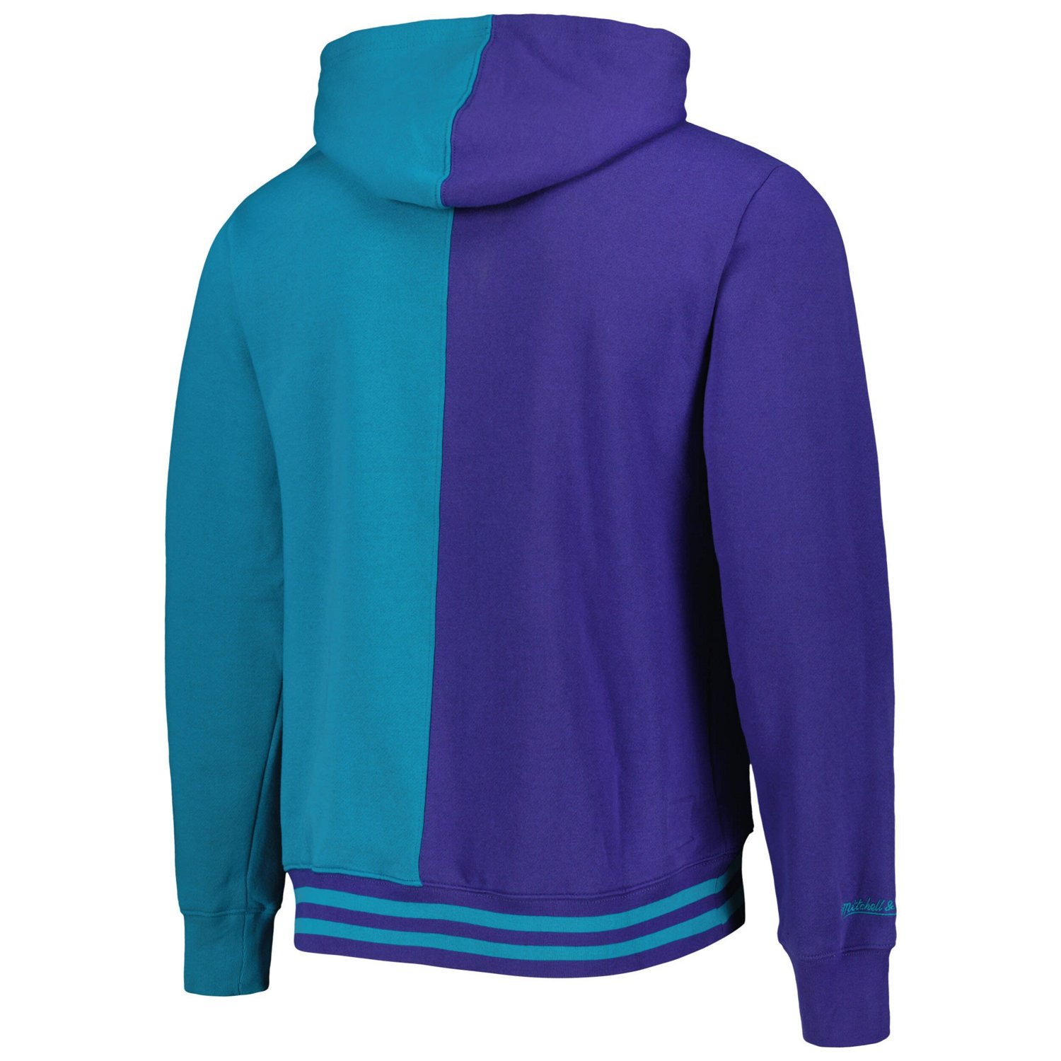 Mitchell  Ness Teal New Orleans Hornets Big  Tall Hardwood Classics Split Pullover Hoodie - view number 3