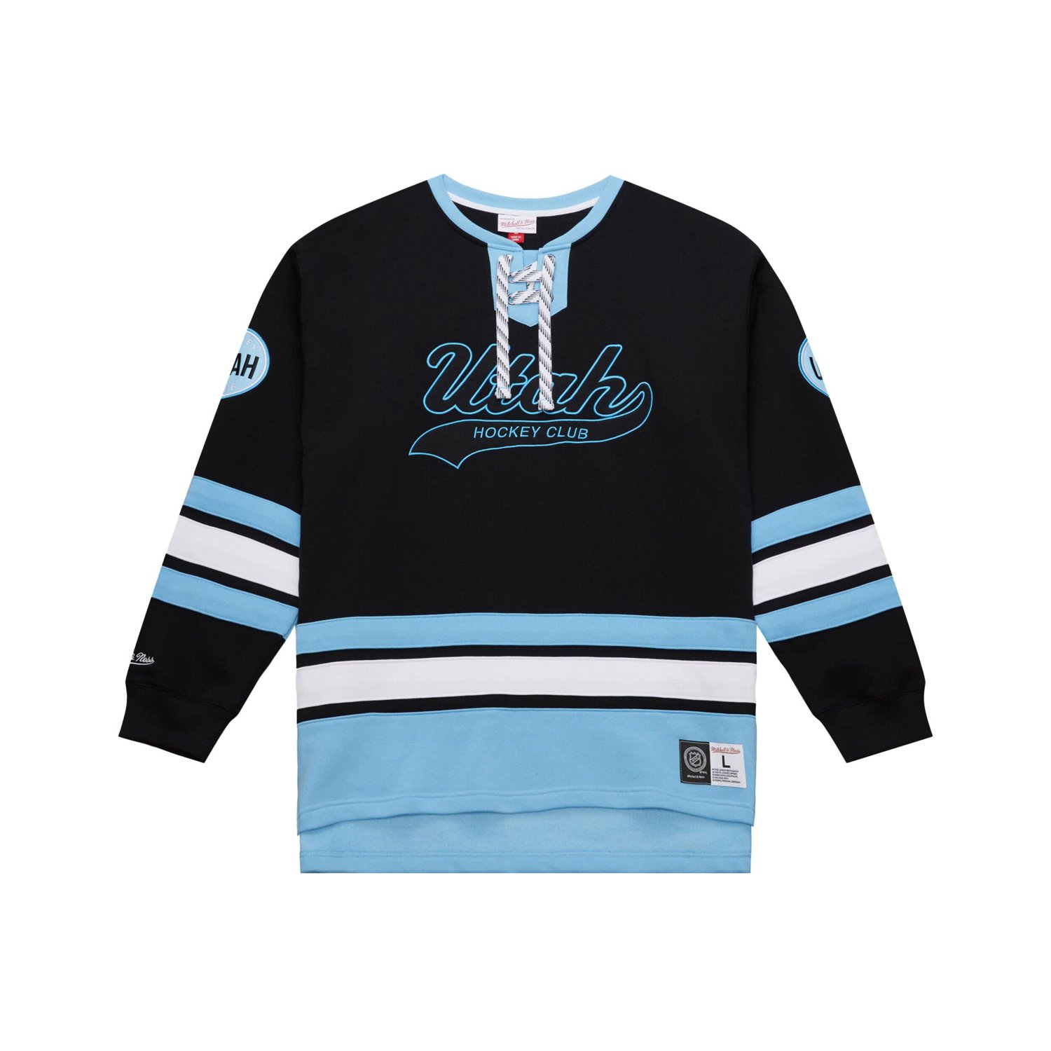 Mitchell  Ness Utah Mammoth Heritage Lace-Up Pullover Sweatshirt - view number 2