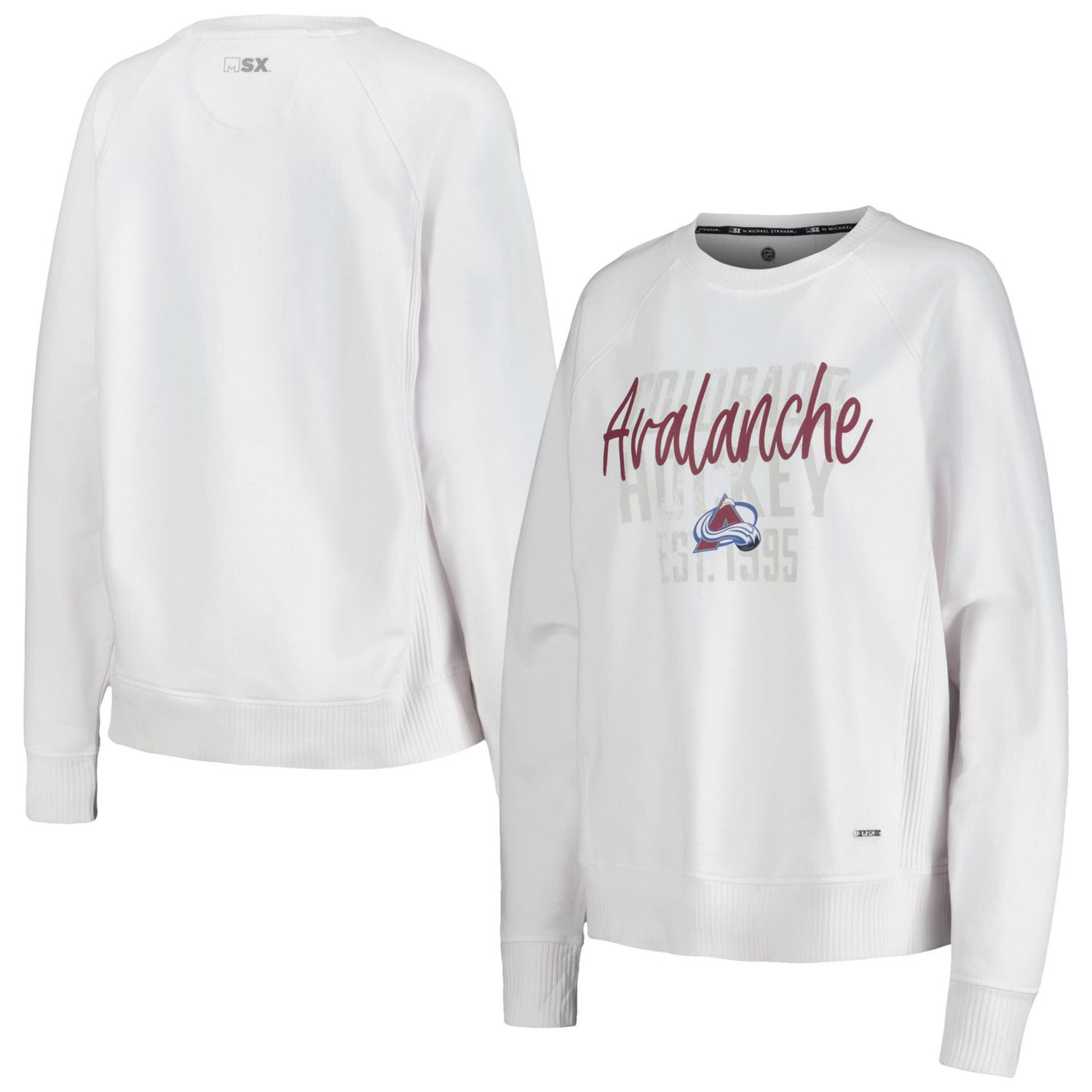 MSX by Michael Strahan Colorado Avalanche Millie Raglan Pullover Sweatshirt - view number 1
