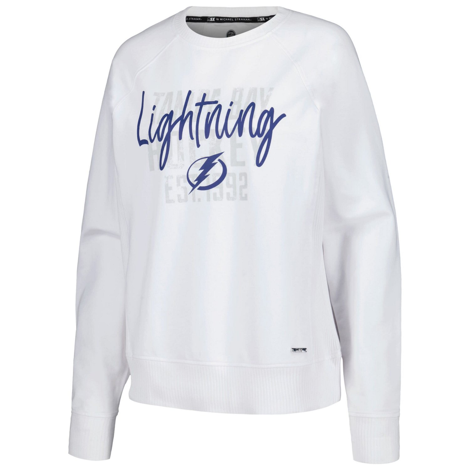 MSX by Michael Strahan Tampa Bay Lightning Millie Raglan Pullover Sweatshirt
