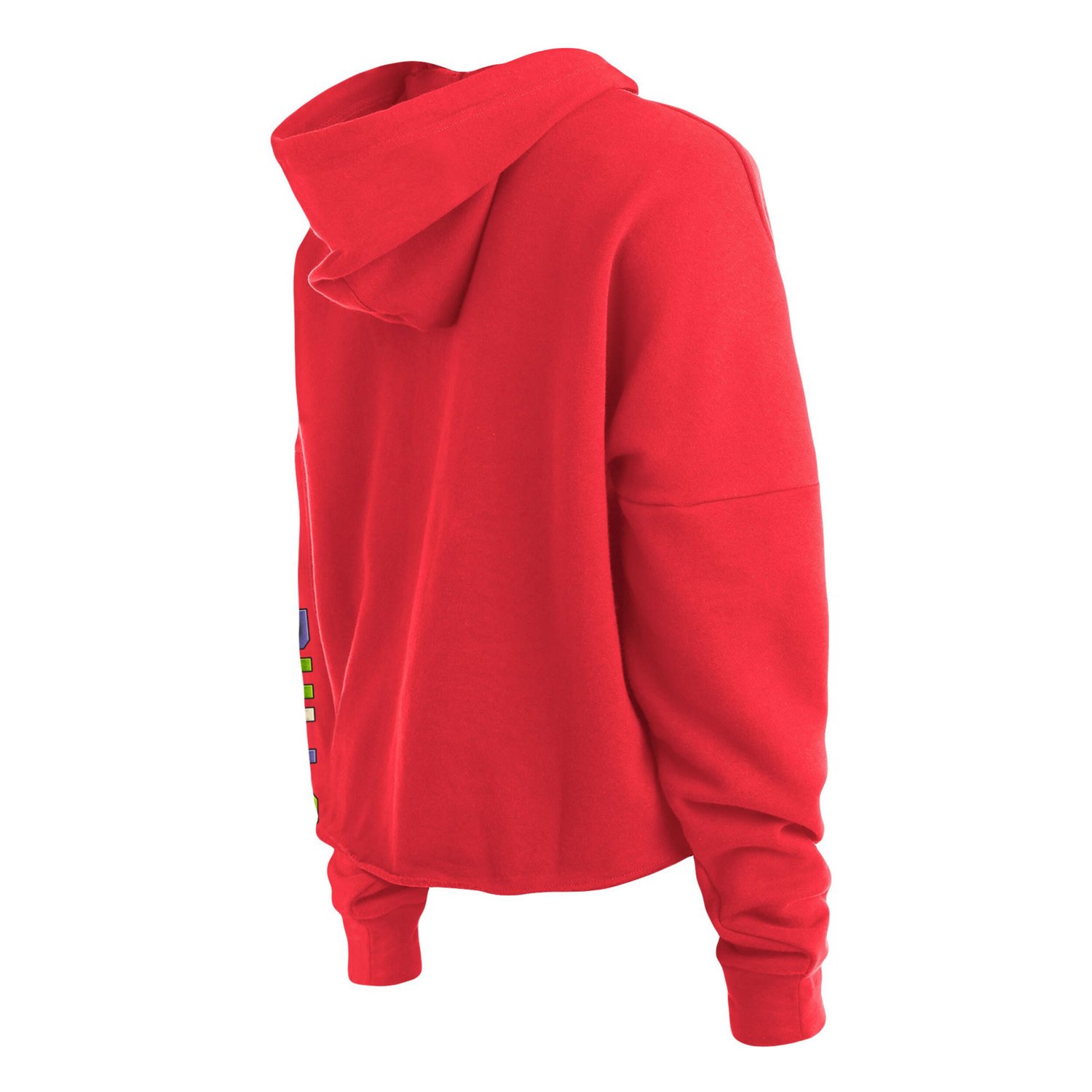 New Era Chicago Bulls Color Pack Cropped Top Pullover Hoodie - view number 3