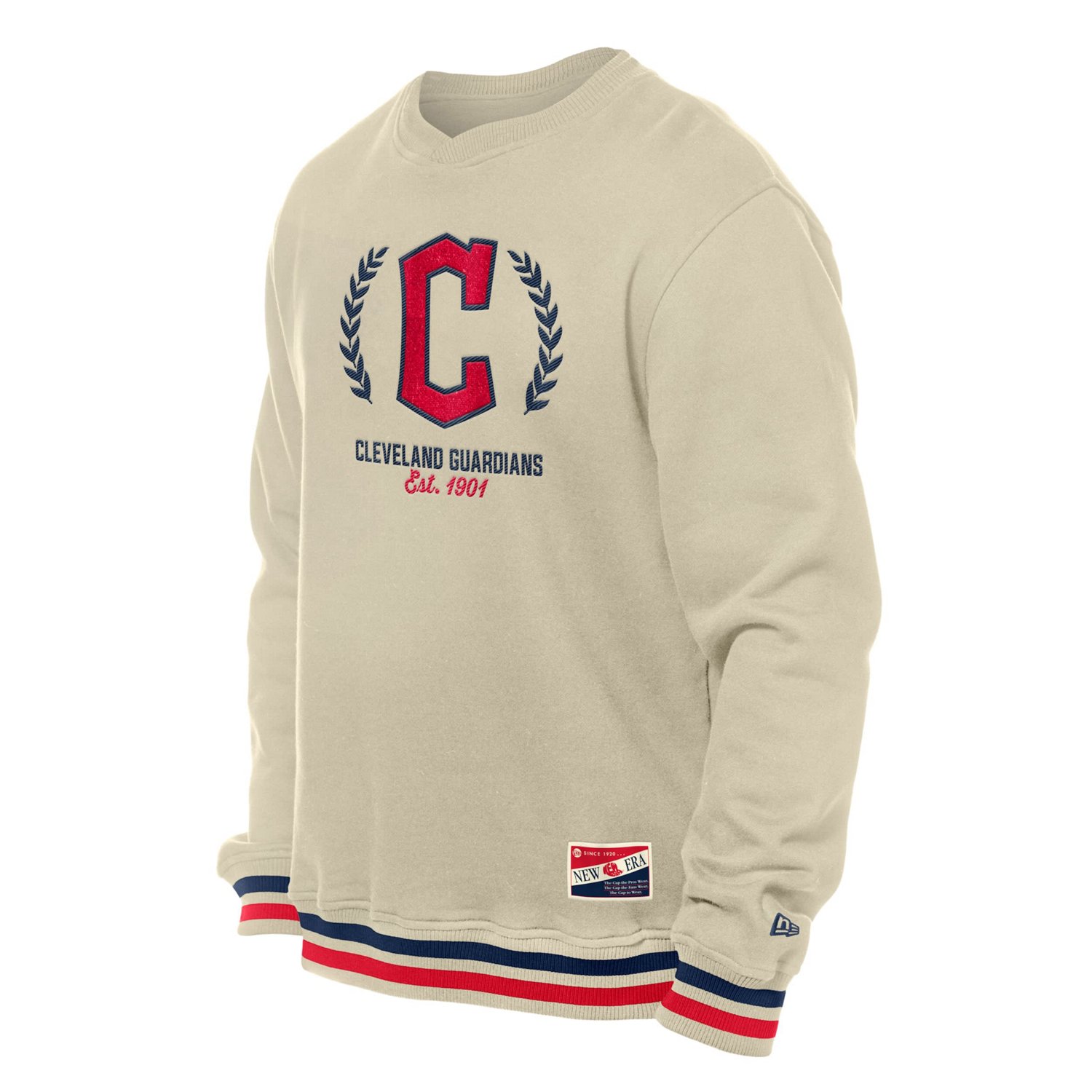 New Era Cleveland Guardians Throwback Pullover Sweatshirt - view number 2