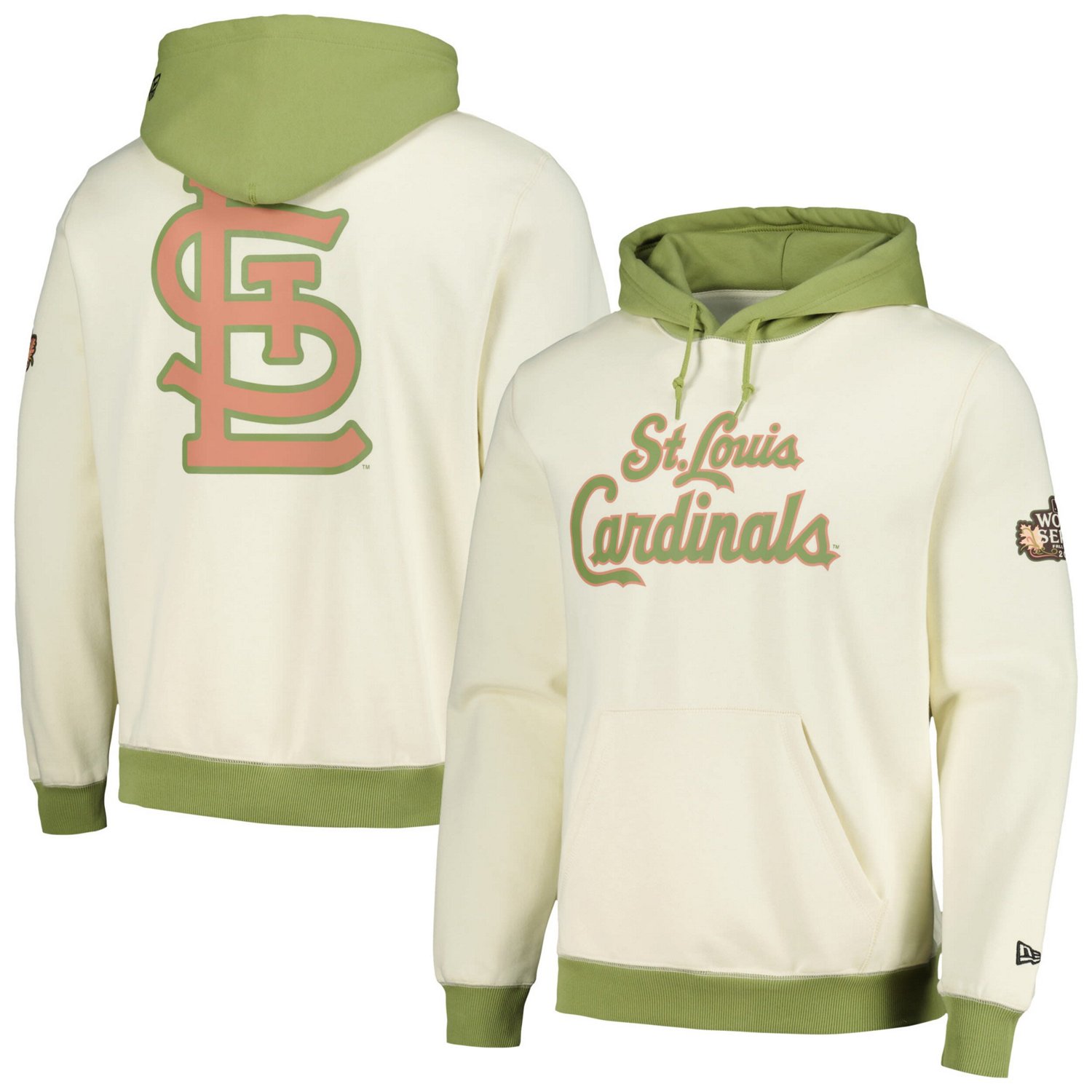 New Era Green St Louis Cardinals Color Pop Pullover Hoodie - view number 1