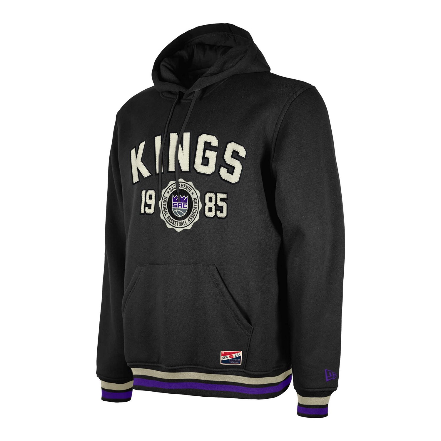 New Era Sacramento Kings Throwback Vintage Pullover Hoodie                                                                       - view number 2