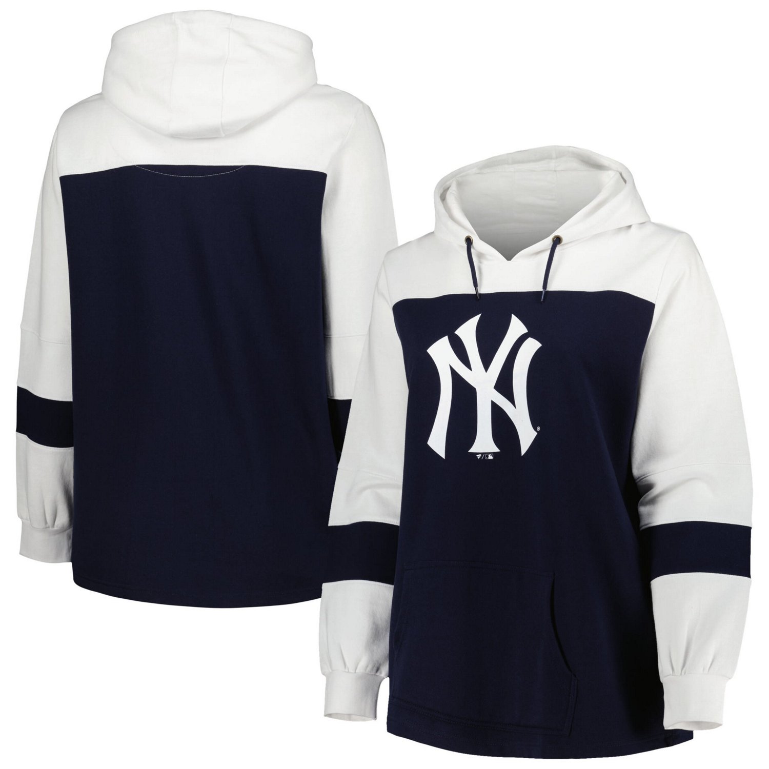 New York Yankees Plus Colorblock Pullover Hoodie