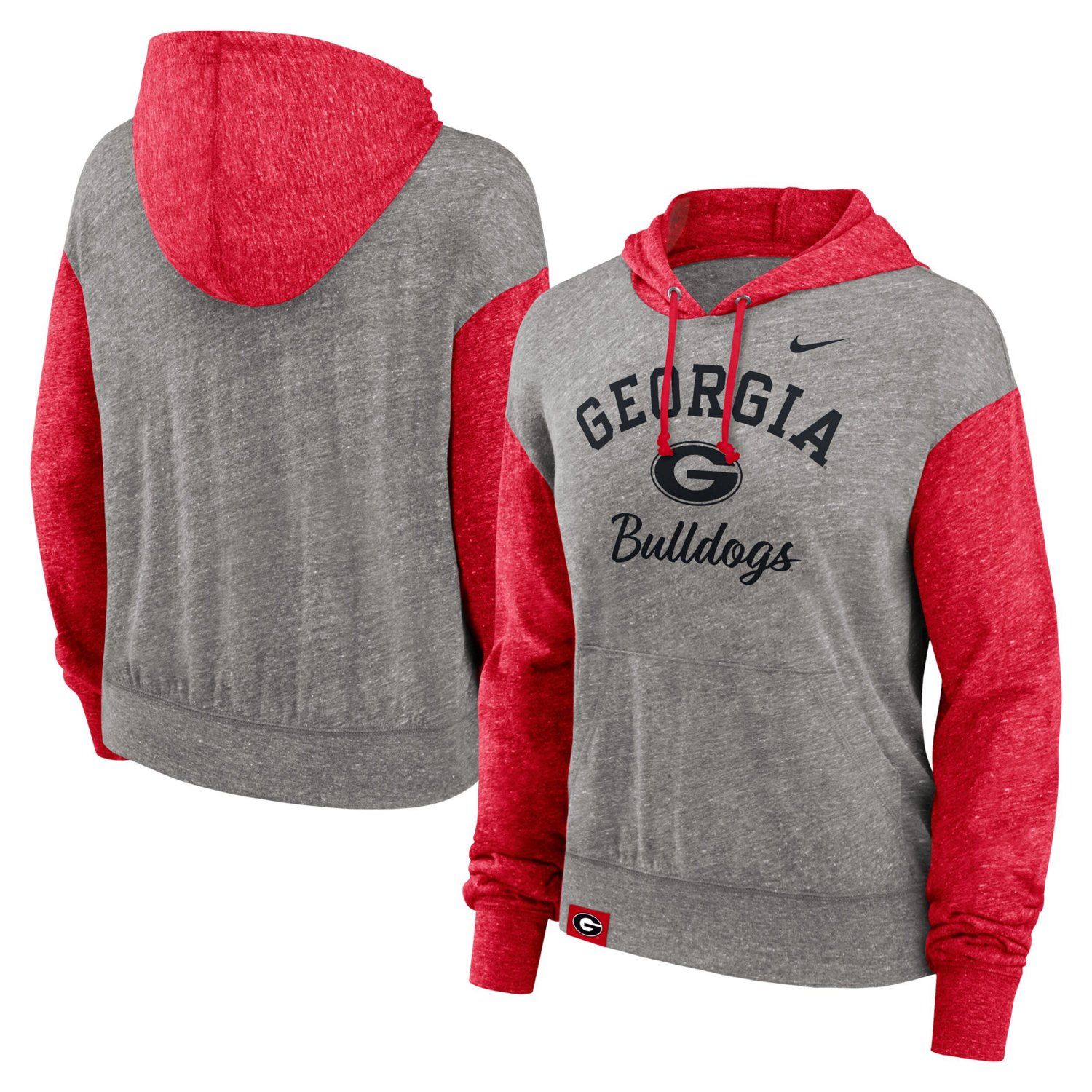 Nike / Georgia Bulldogs Blitz Color Block Legacy Pullover Hoodie