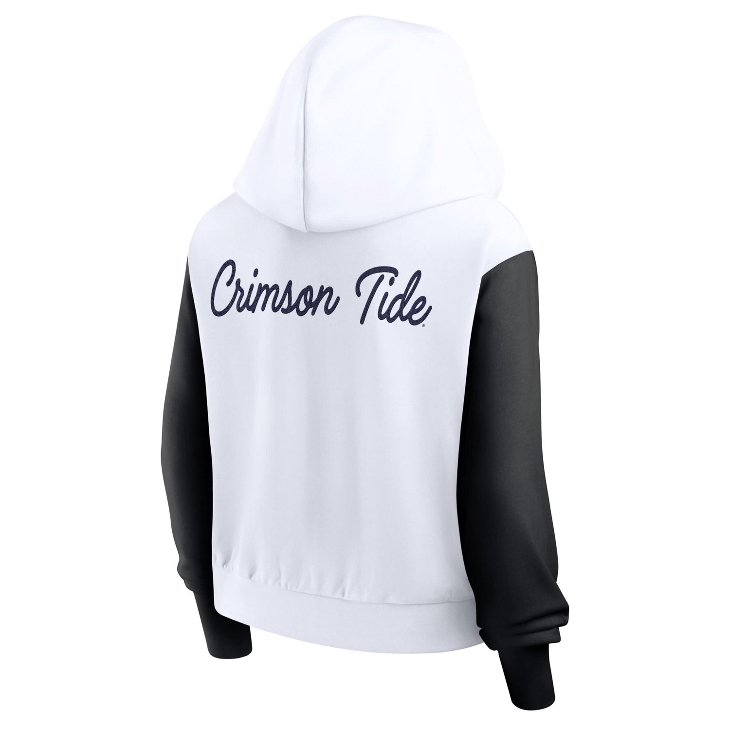 Nike Alabama Crimson Tide Cropped Beyond Capability Color-Block Script Full-Zip Hoodie - view number 4