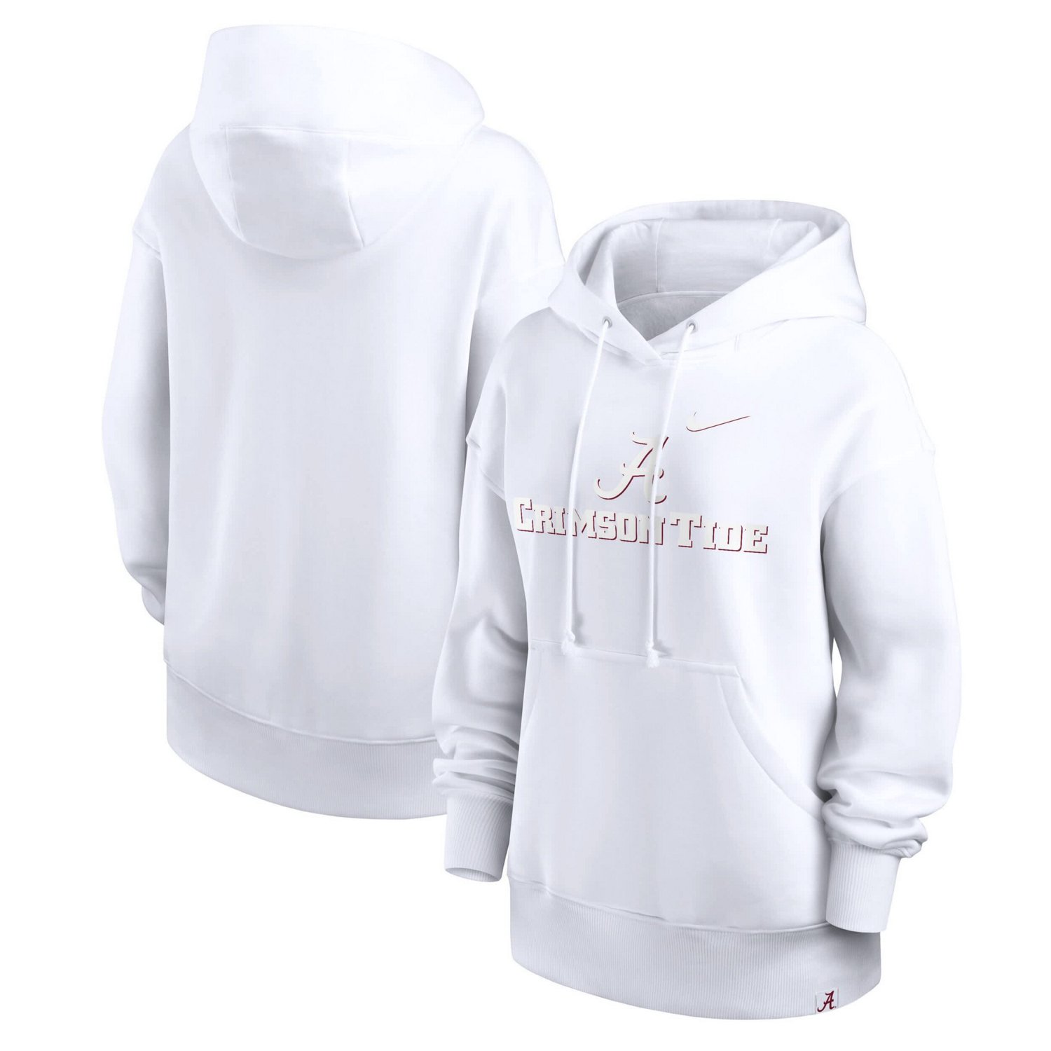 売れ筋商品|||コロシアム カットソー トップス レディース Women's White Alabama Crimson Tide Arch and Logo 1 Pullover Hoodie White Women's White Alabama Crimson Tide Arch & Logo 1 Pullover Hoodie