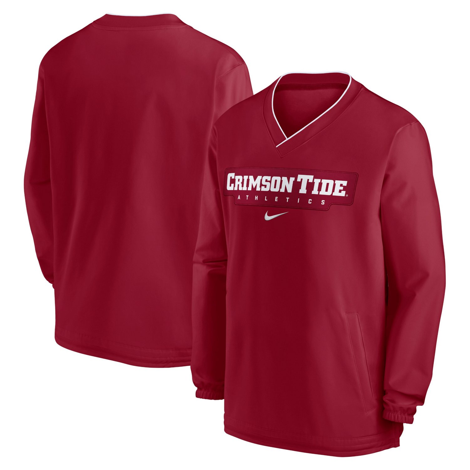 Nike Alabama Tide 2024 Sideline Pullover Windshirt