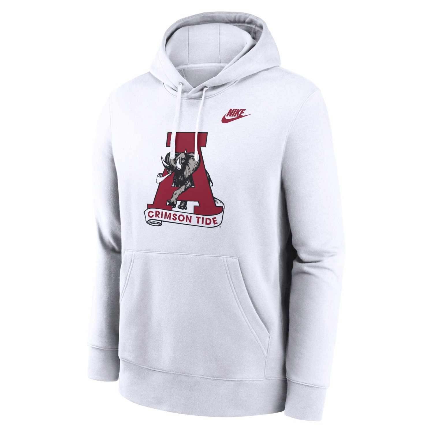 Nike Alabama Tide Legacy Logo Club Fleece Pullover Hoodie                                                                        - view number 2