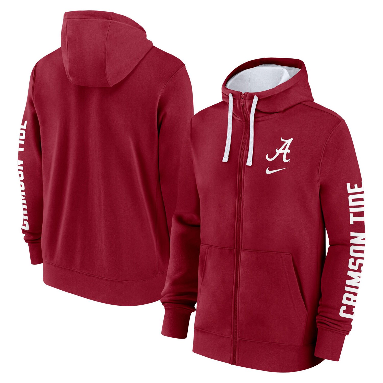Nike Alabama Tide Primetime Primary Mascot Full Zip Hoodie