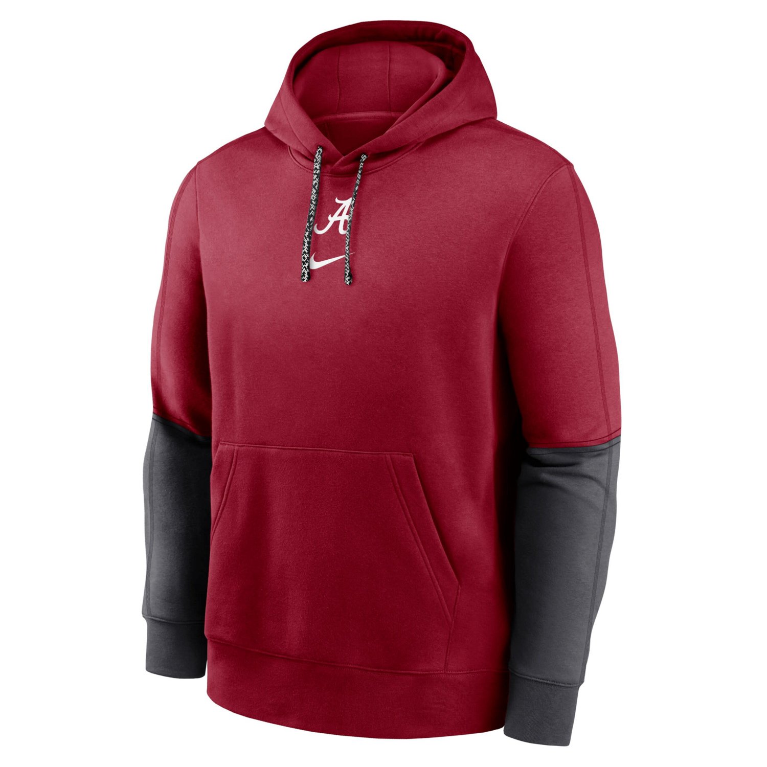 Nike Anthracite Alabama Tide 2024 Sideline Club Pullover Hoodie - view number 2