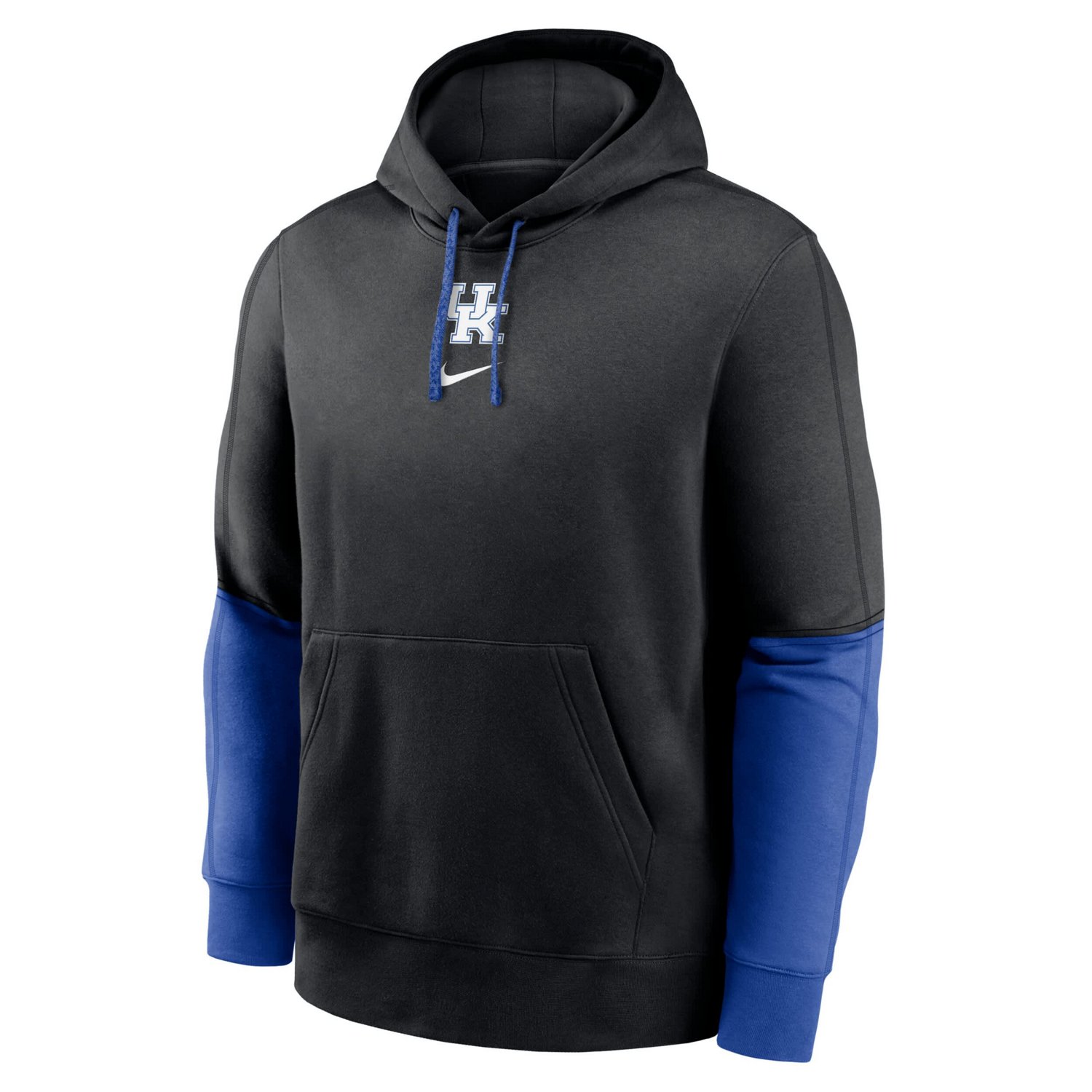 Nike Anthracite Kentucky Wildcats 2024 Sideline Club Pullover Hoodie                                                             - view number 2