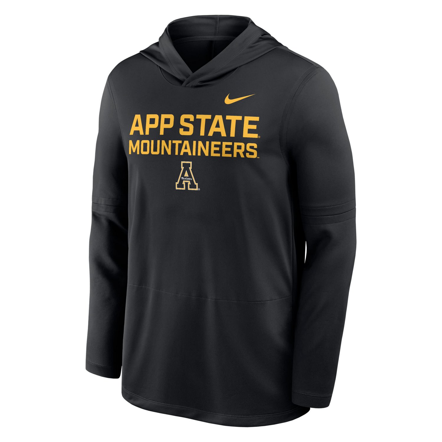 Nike Appalachian State Mountaineers Sideline Dri-FIT Lightweight Hooded Top - view number 2