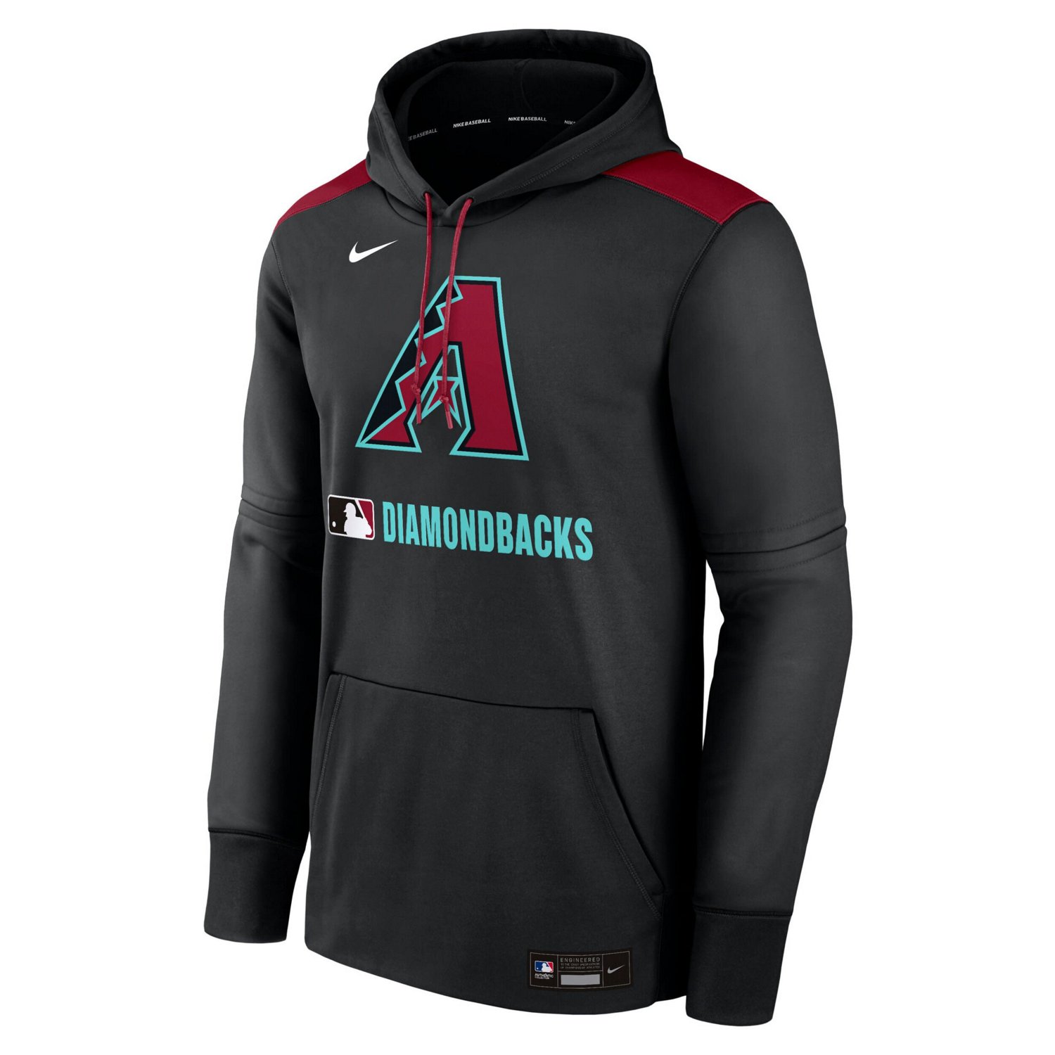 Nike Arizona Diamondbacks Authentic Collection Performance Pullover Hoodie - view number 2
