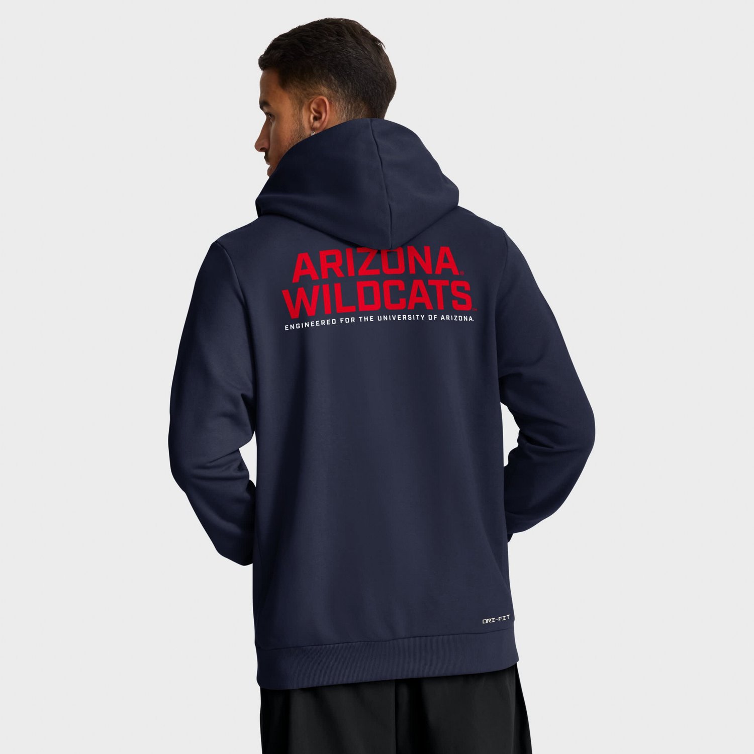 Nike Arizona Wildcats 2025 Sideline Standard Issue Dri-FIT Full-Zip Hoodie