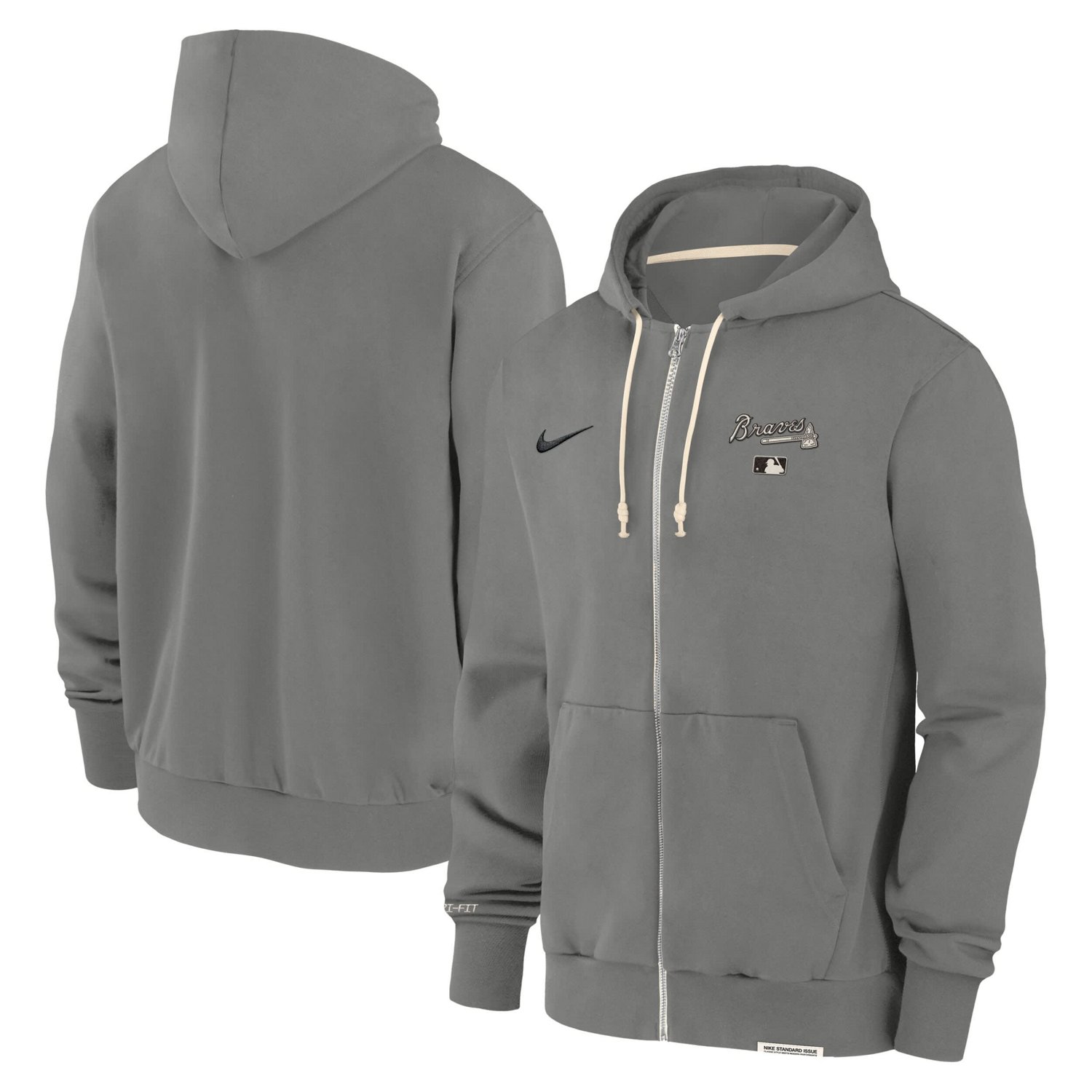Nike Atlanta Braves Authentic Collection Travel Performance Full-Zip Hoodie