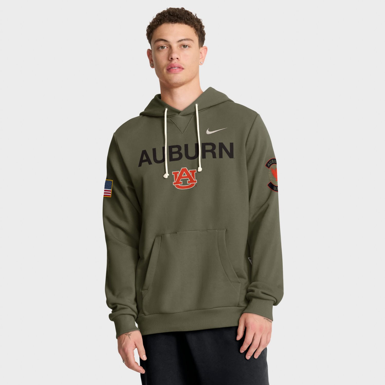 Nike Auburn Tigers 2025 Military Appreciation Dri-FIT Hoodie