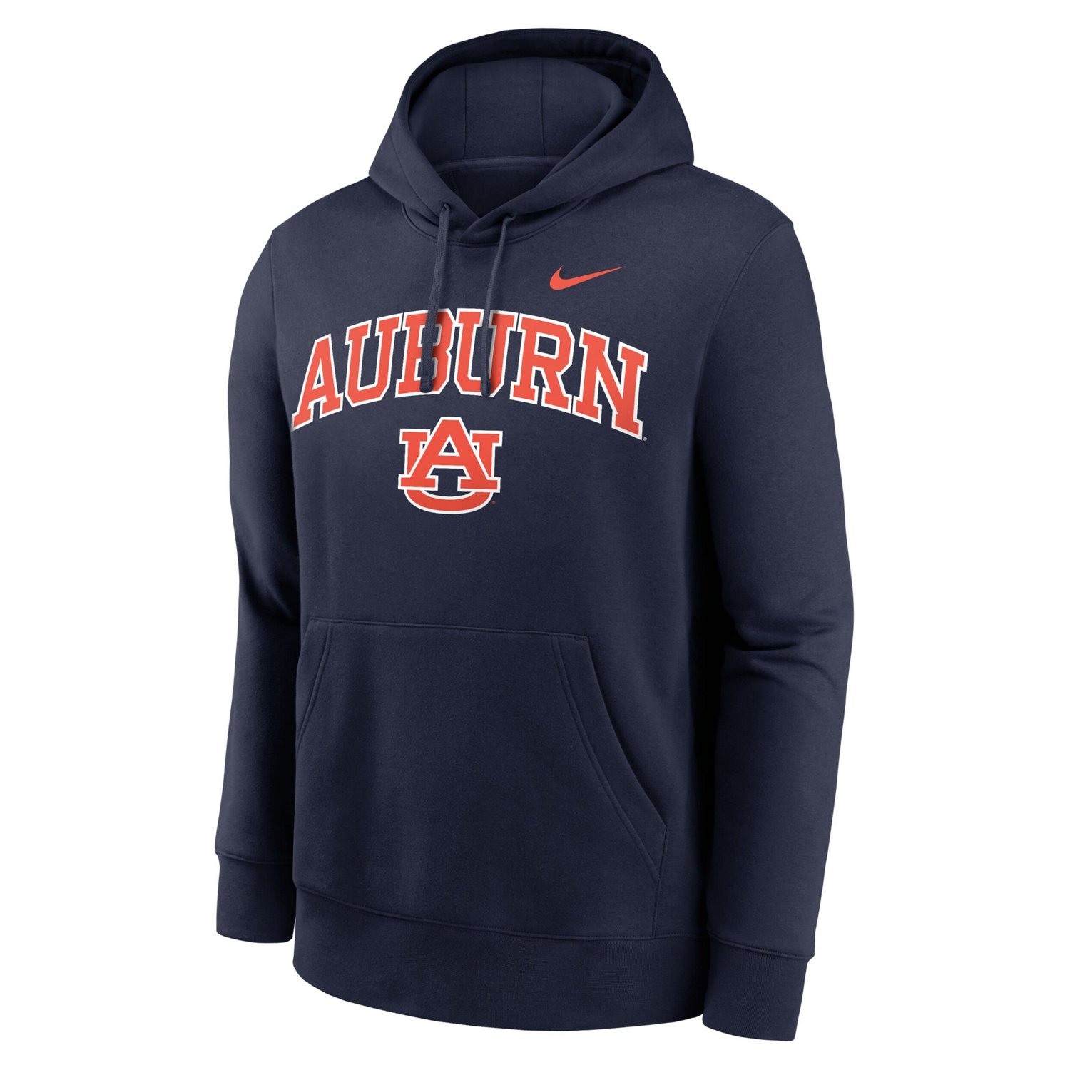 Nike Auburn Tigers Club Fleece Arch Pullover Hoodie - view number 2