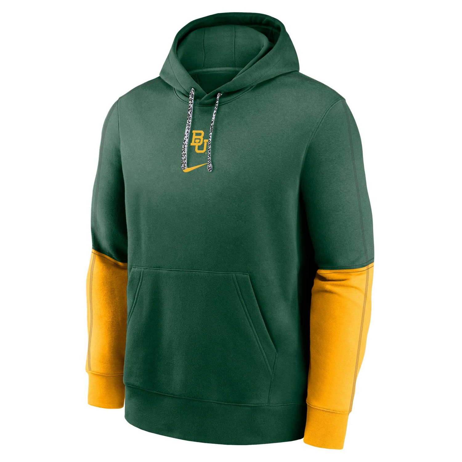 Nike Baylor Bears 2024 Sideline Club Fleece Pullover Hoodie                                                                      - view number 2