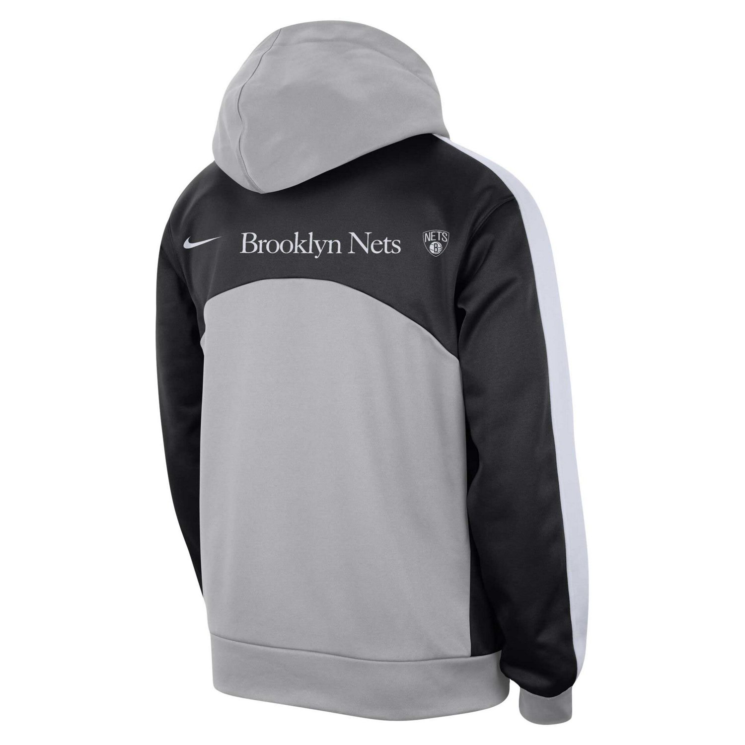 Nike Black Brooklyn Nets Authentic Starting Five Force Performance Pullover Hoodie                                               - view number 3
