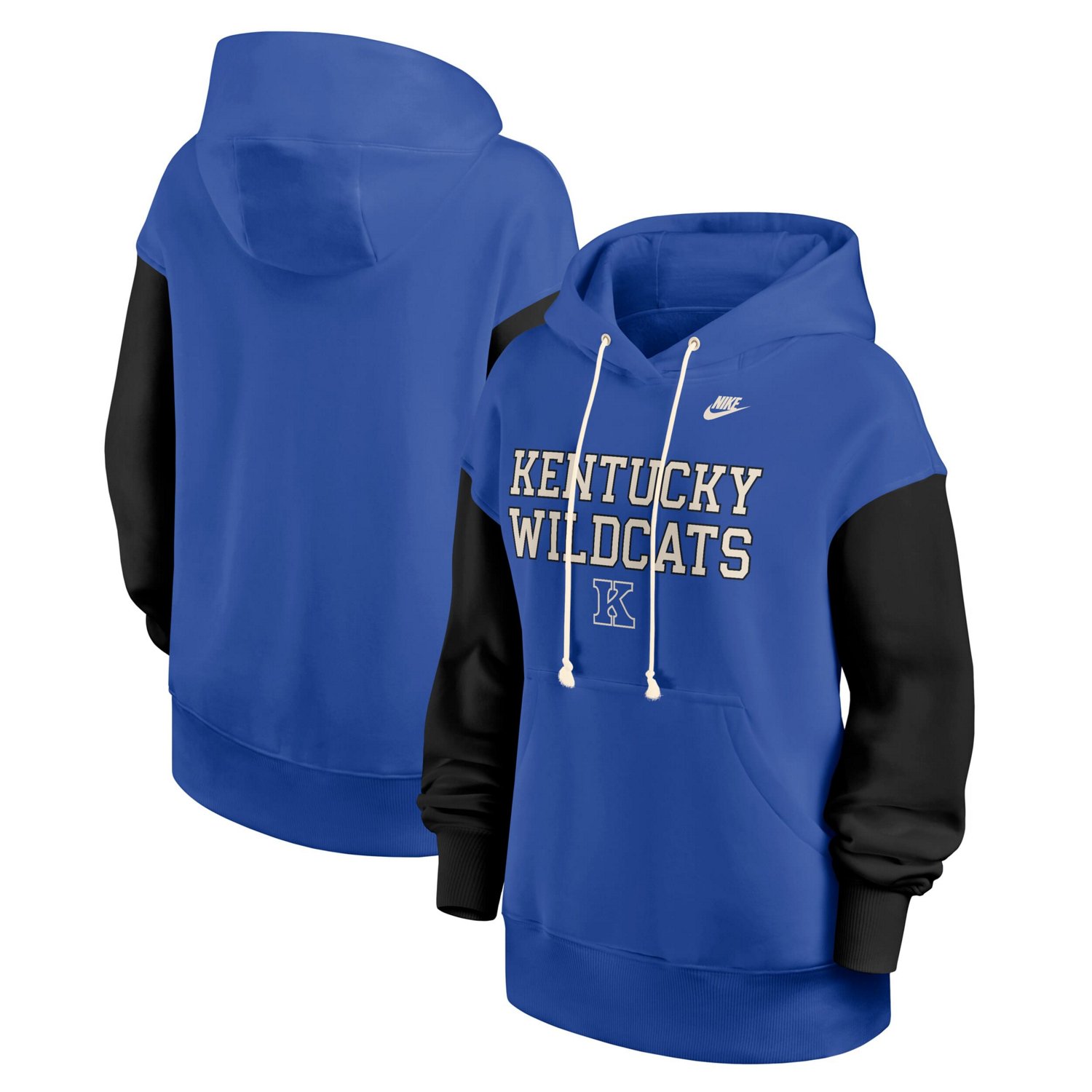 Nike Black Kentucky Wildcats Oversized Legacy Phoenix Pullover Hoodie