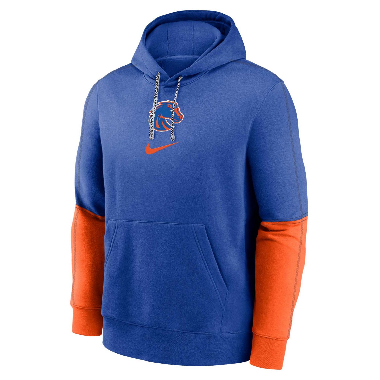 Nike Boise State Broncos 2024 Sideline Club Fleece Pullover Hoodie                                                               - view number 2