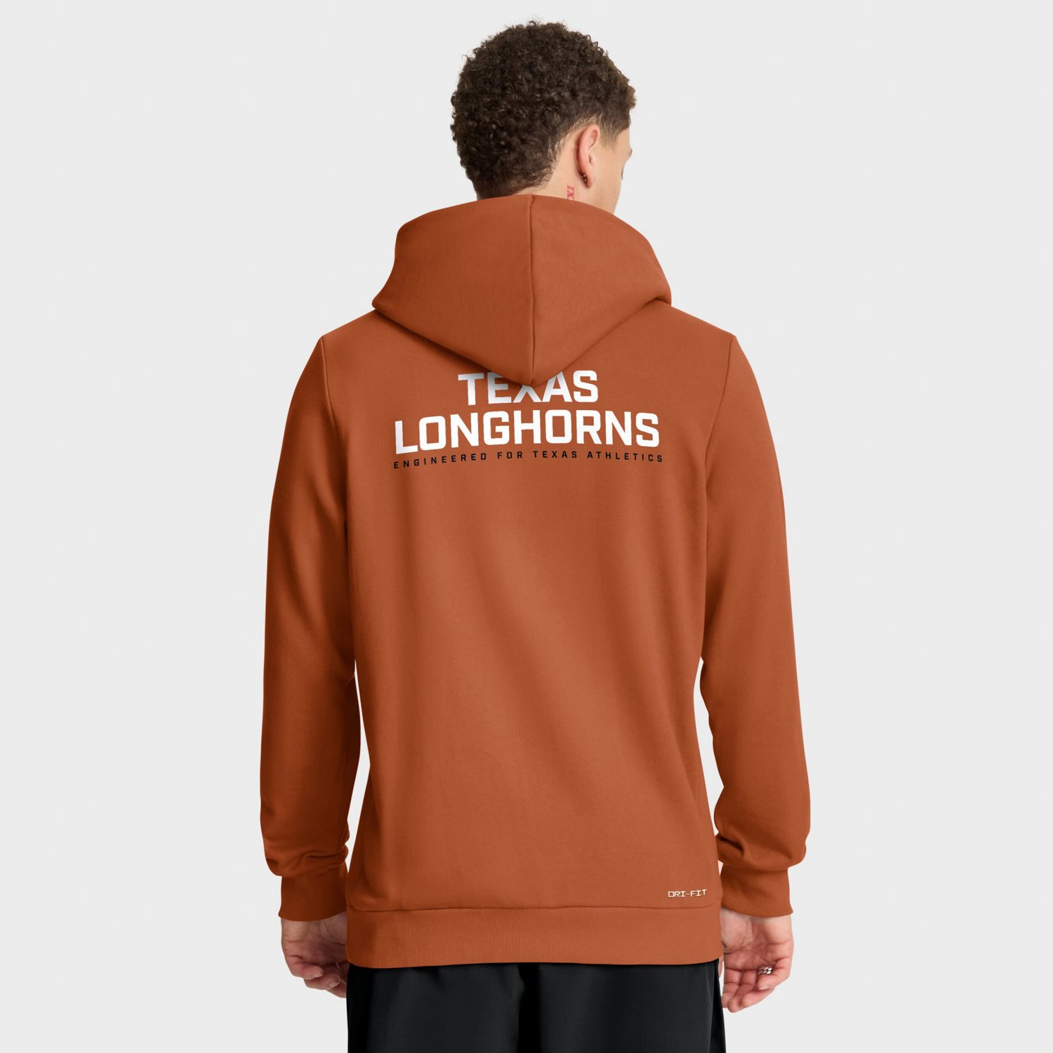 Nike Burnt Texas Longhorns 2025 Sideline Standard Issue Dri-FIT Full-Zip Hoodie - view number 2