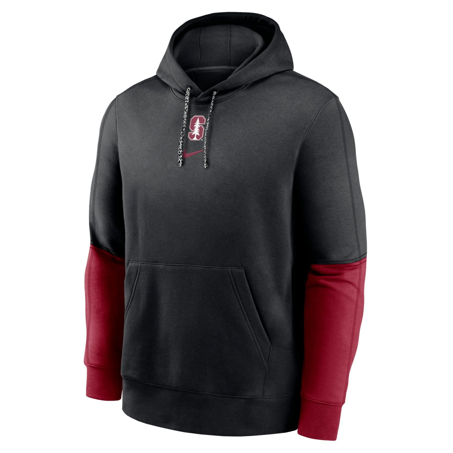 Nike Cardinal Stanford Cardinal 2024 Sideline Club Pullover Hoodie                                                               - view number 2