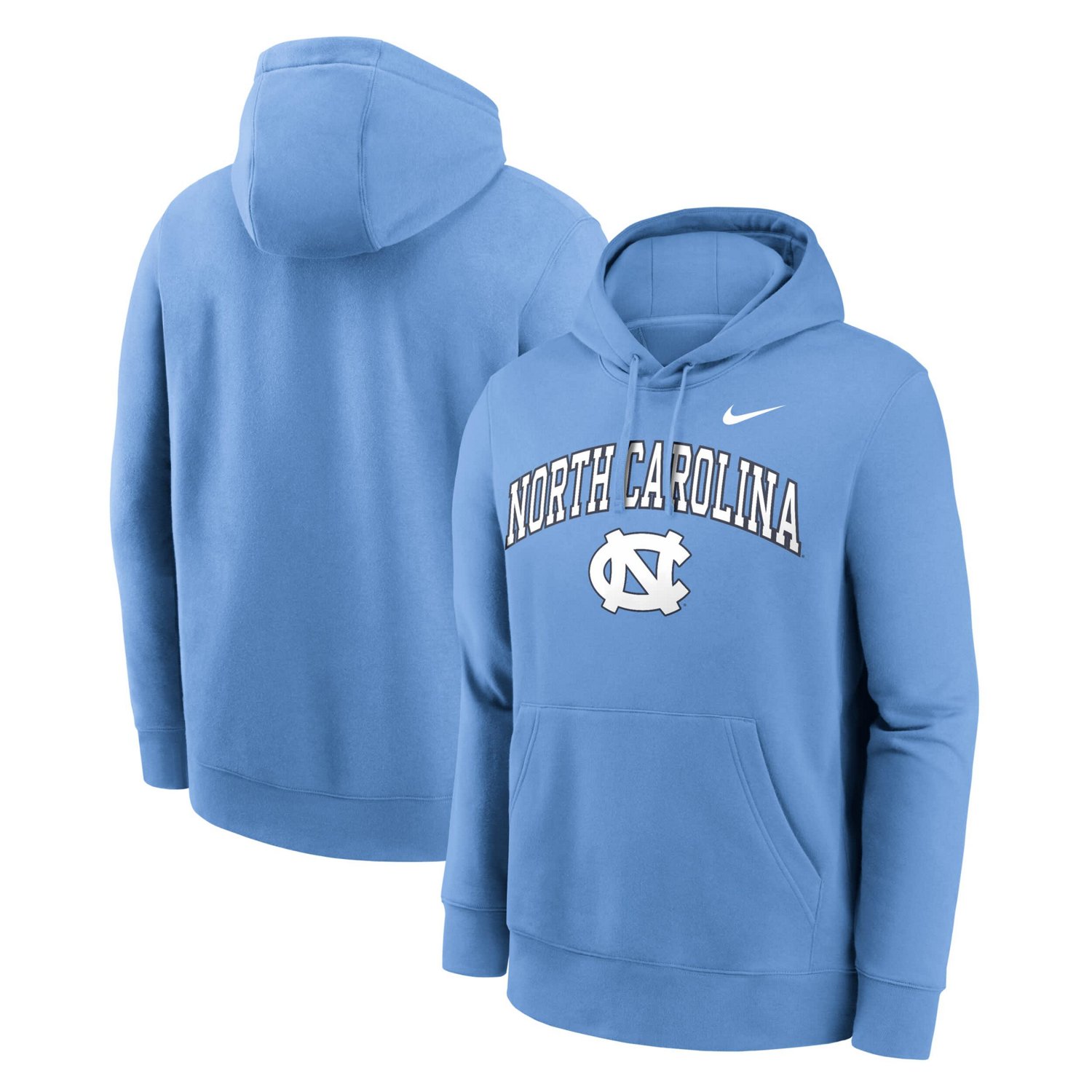 Nike Carolina North Carolina Tar Heels Club Fleece Arch Pullover Hoodie
