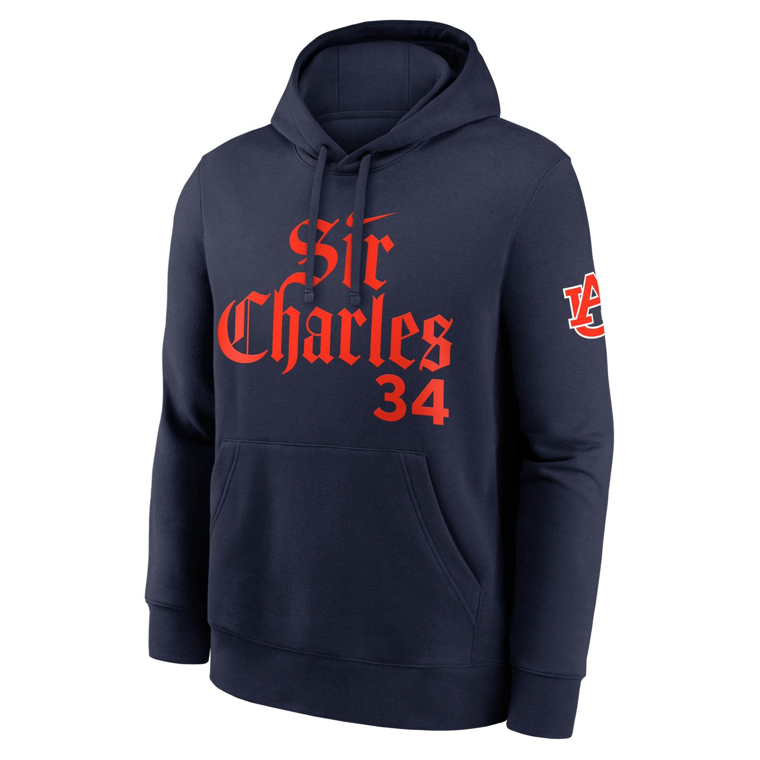Nike Charles Barkley Auburn Tigers Name  Number Club Fleece Hoodie - view number 2