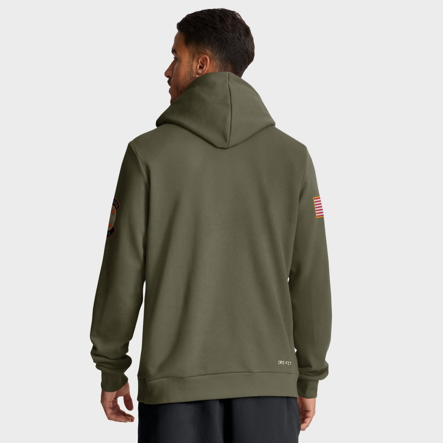Nike Clemson Tigers 2025 Military Appreciation Performance Pullover Hoodie - view number 2