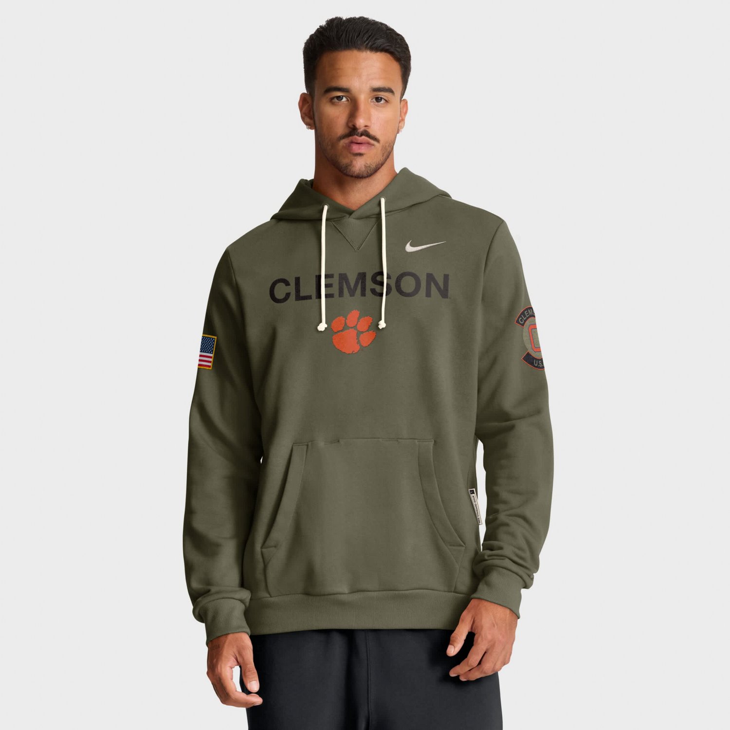 Nike Clemson Tigers 2025 Military Appreciation Performance Pullover Hoodie