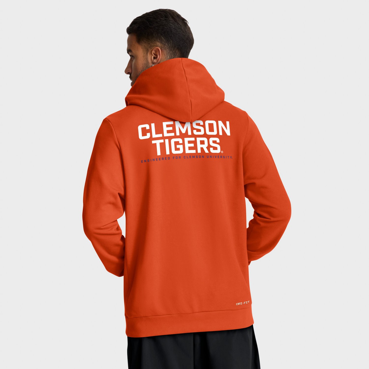 Nike Clemson Tigers 2025 Sideline Standard Issue Dri-FIT Full-Zip Hoodie - view number 2