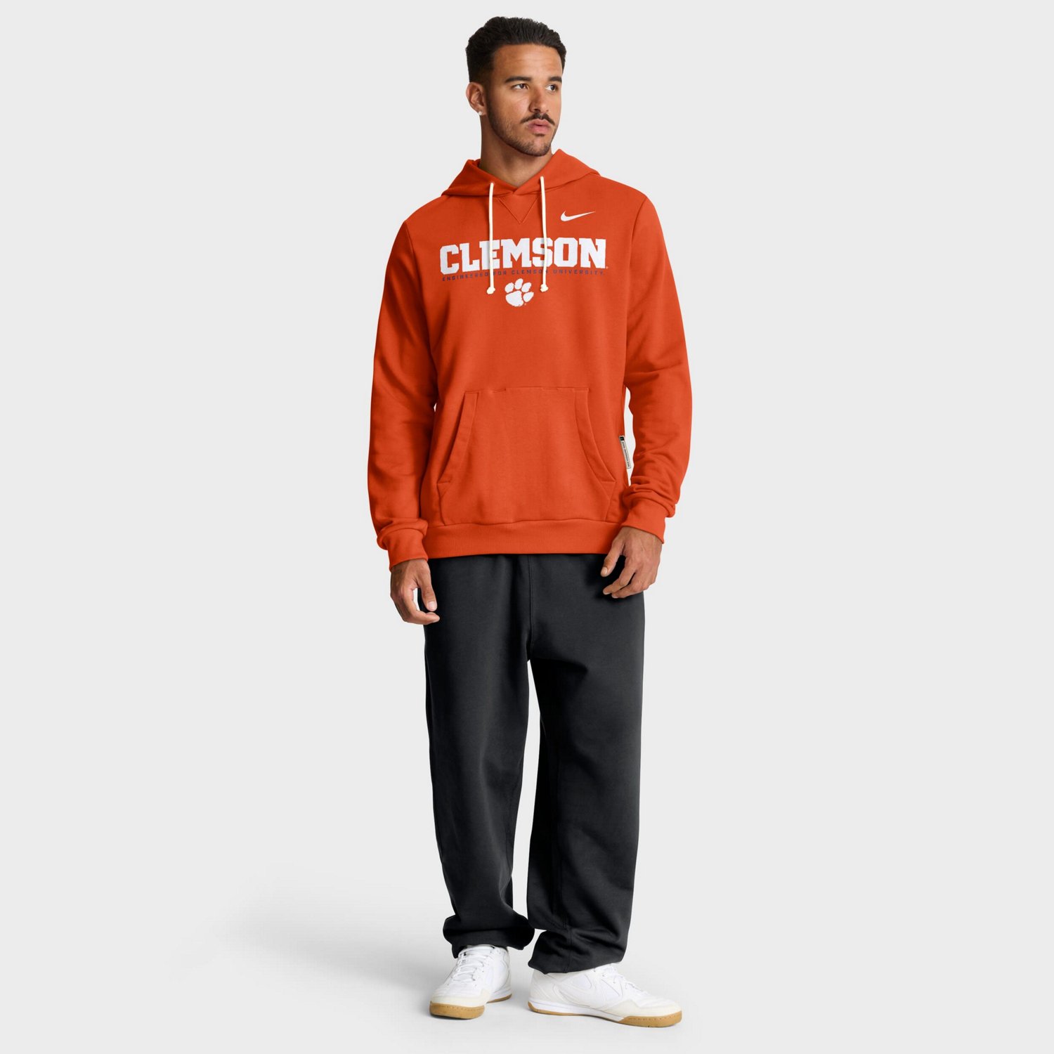 Nike Clemson Tigers 2025 Sideline Standard Issue Dri-FIT Hoodie - view number 3