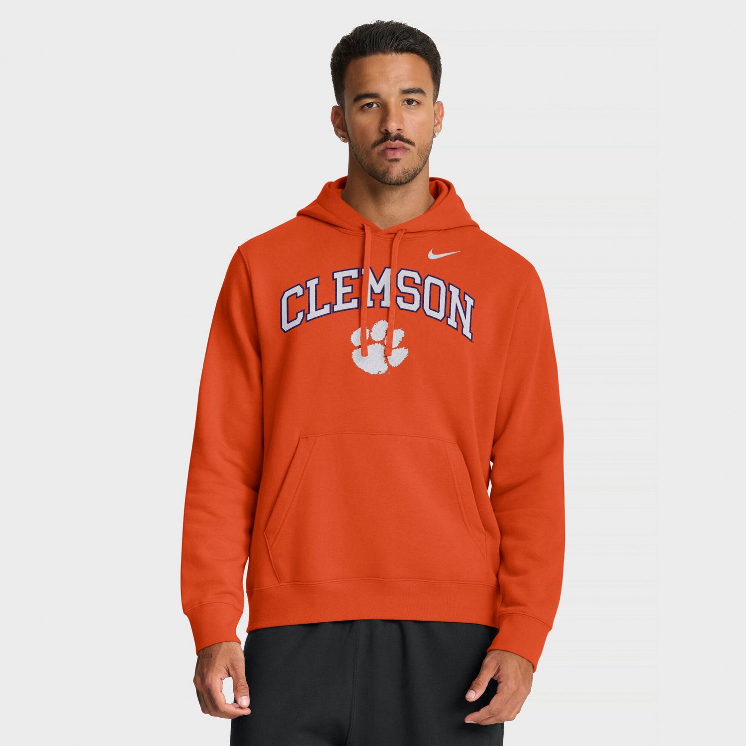 Nike Clemson Tigers Club Fleece Arch Pullover Hoodie