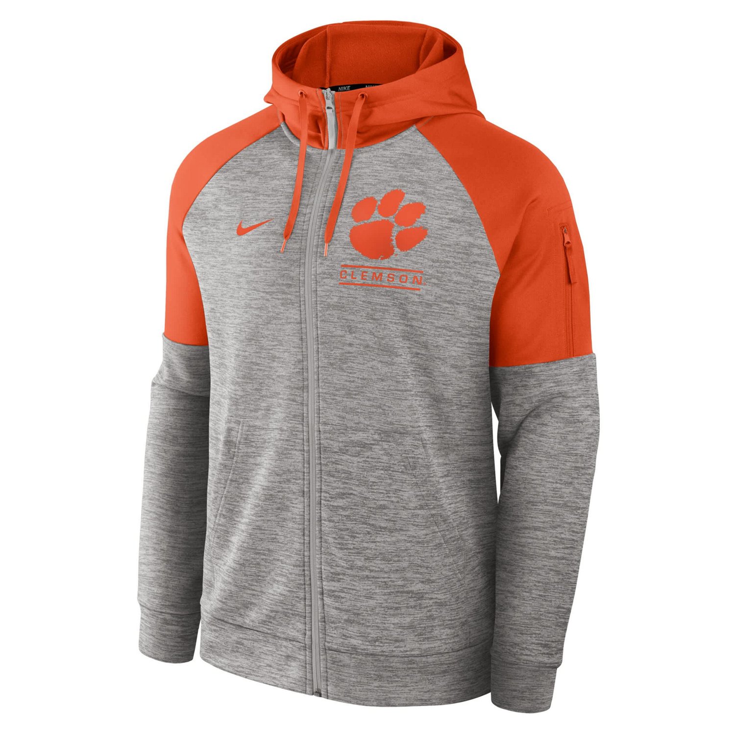 Nike Clemson Tigers Fitness Raglan Performance Full-Zip Hoodie - view number 2