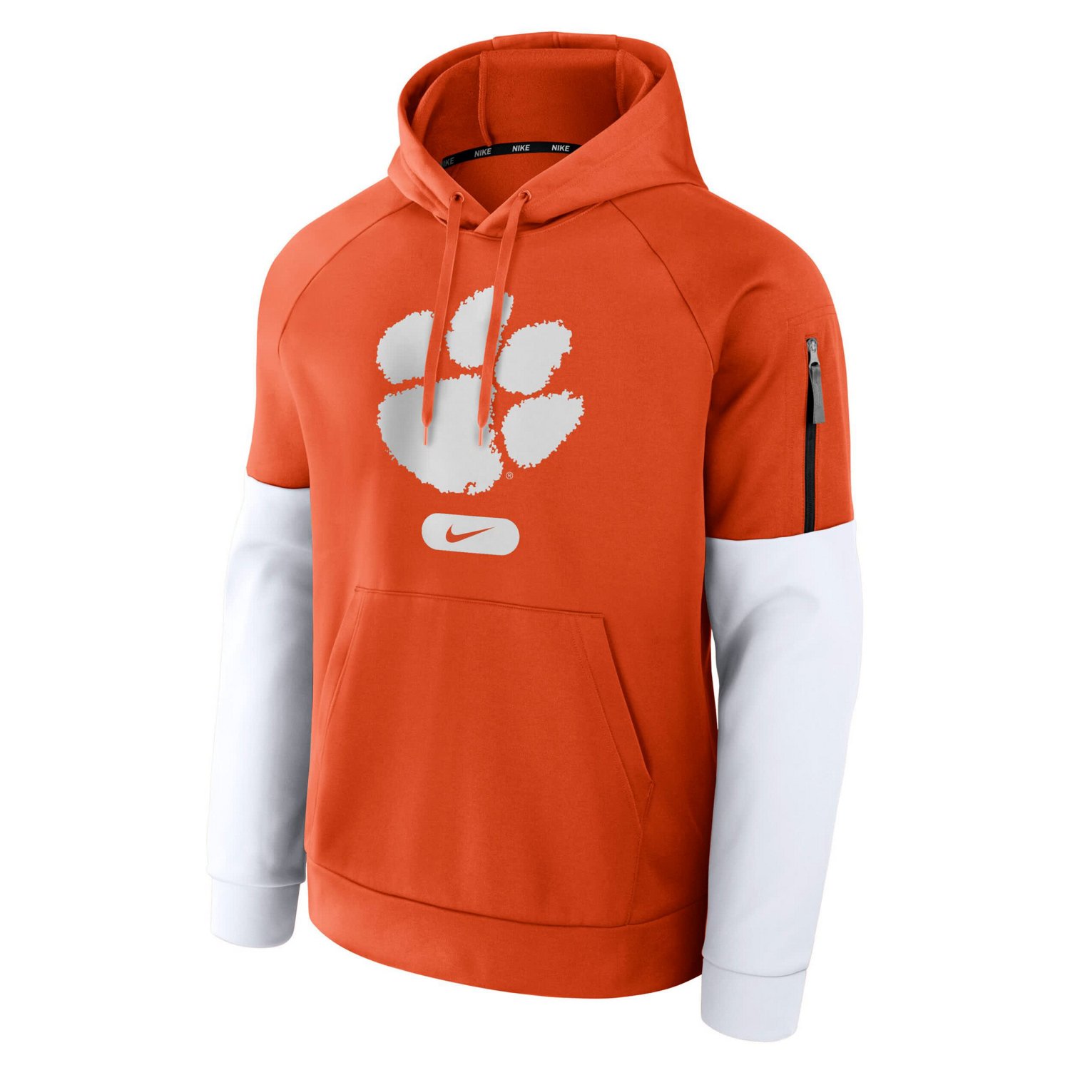 Nike Clemson Tigers Fitness Raglan Performance Pullover Hoodie - view number 2